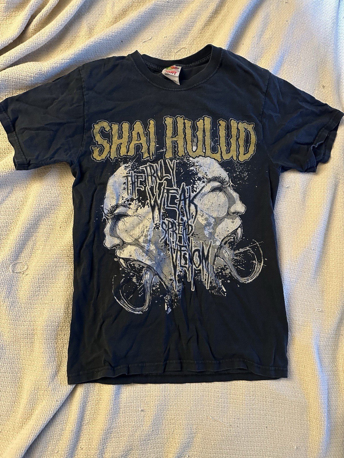 Shai Hulud The Truly Weak Spread Venom Shirt Size Small Vintage HARDCORE METAL