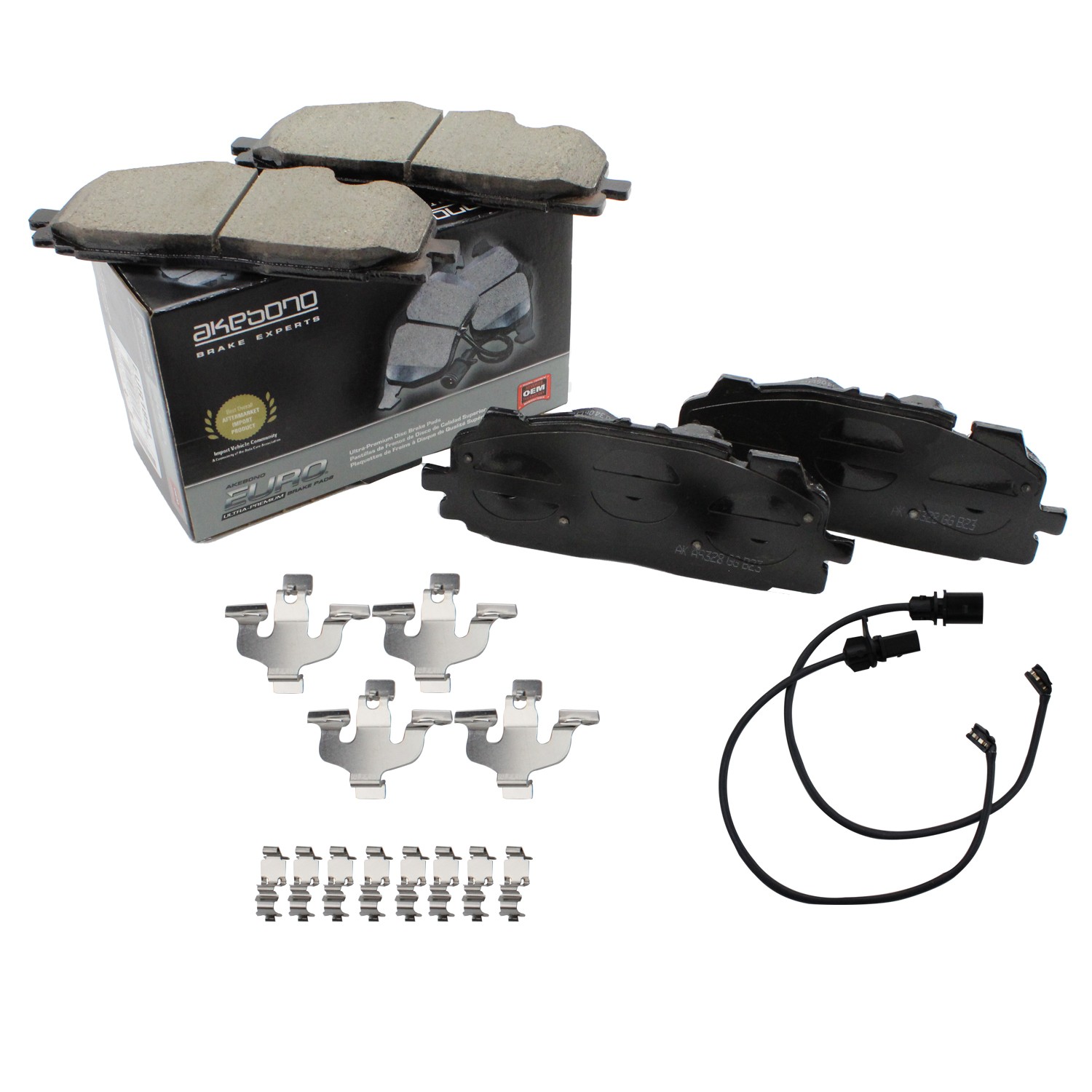Akebono Euro Front Disc Brake Pad Set EUR1894