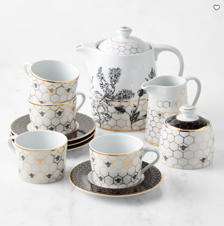 Williams Sonoma Honeycomb Tea Set Pack Williams Sonoma Honeycomb Tea Set Pack