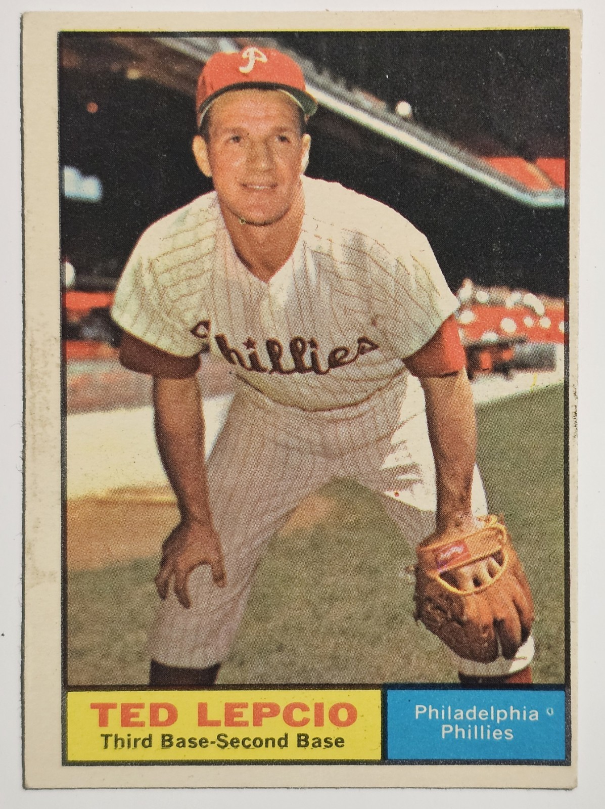 1961 Topps #234 Ted Lepcio Free USA Shipping