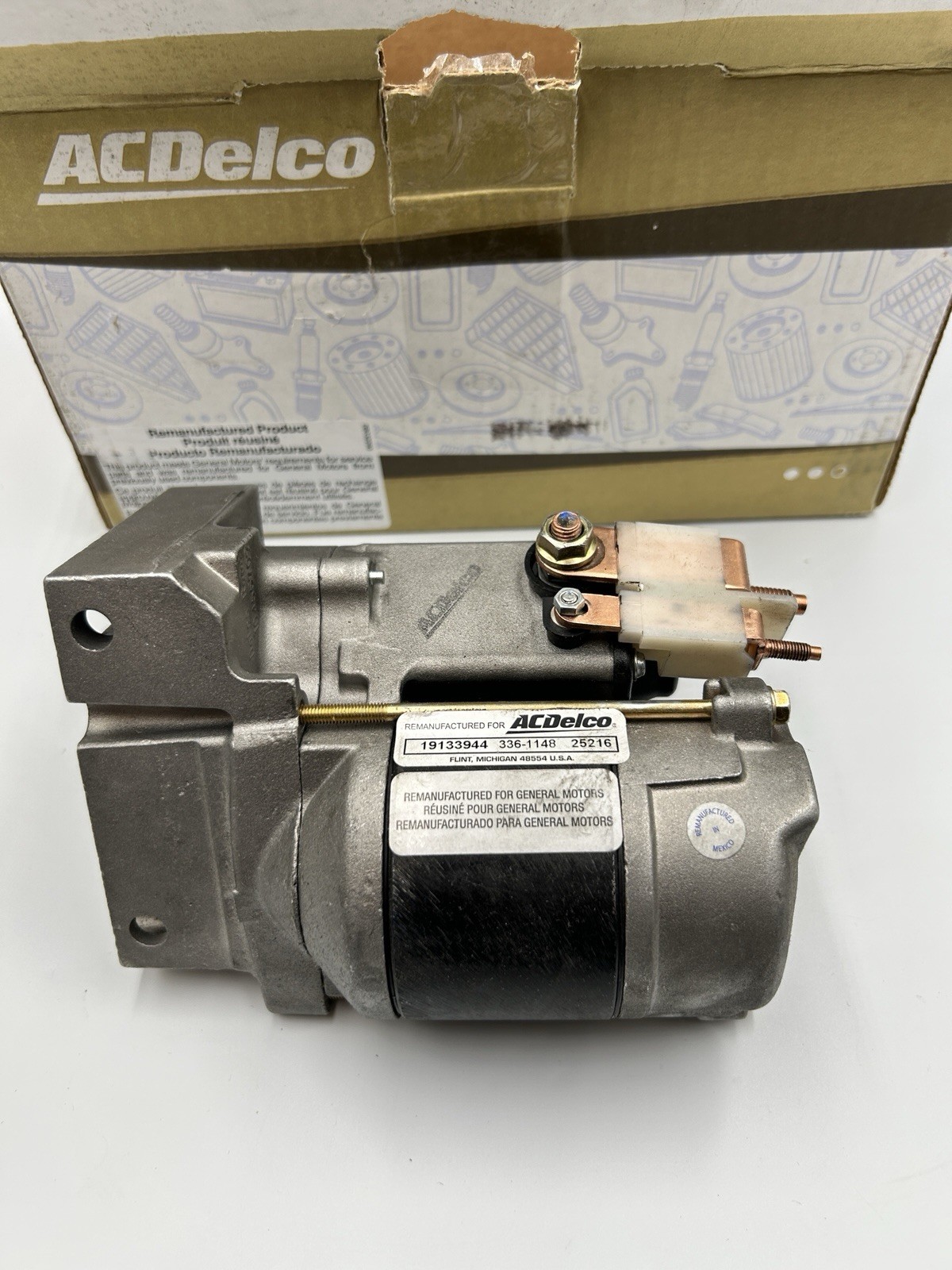 ACDelco Professional Remanufactured Starter 336-1148 OEM Genuine ACDelco Professional Remanufactured Starter 336-1148 OEM Genuine