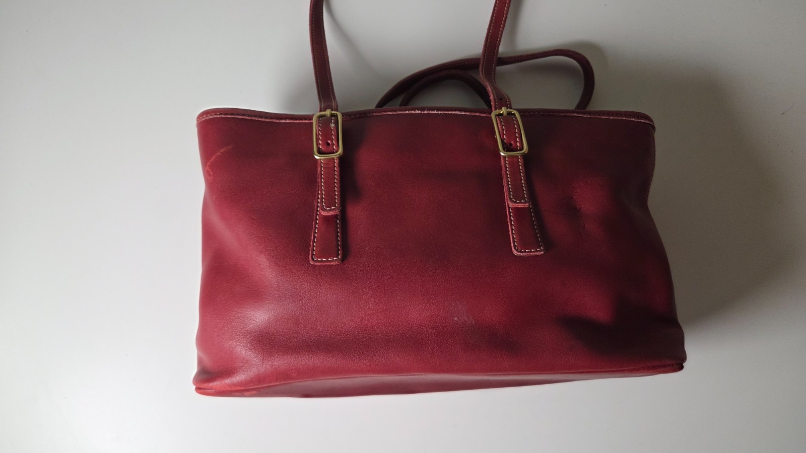 Vintage 2001 Red Coach Legacy Market Tote No. B1D-9813