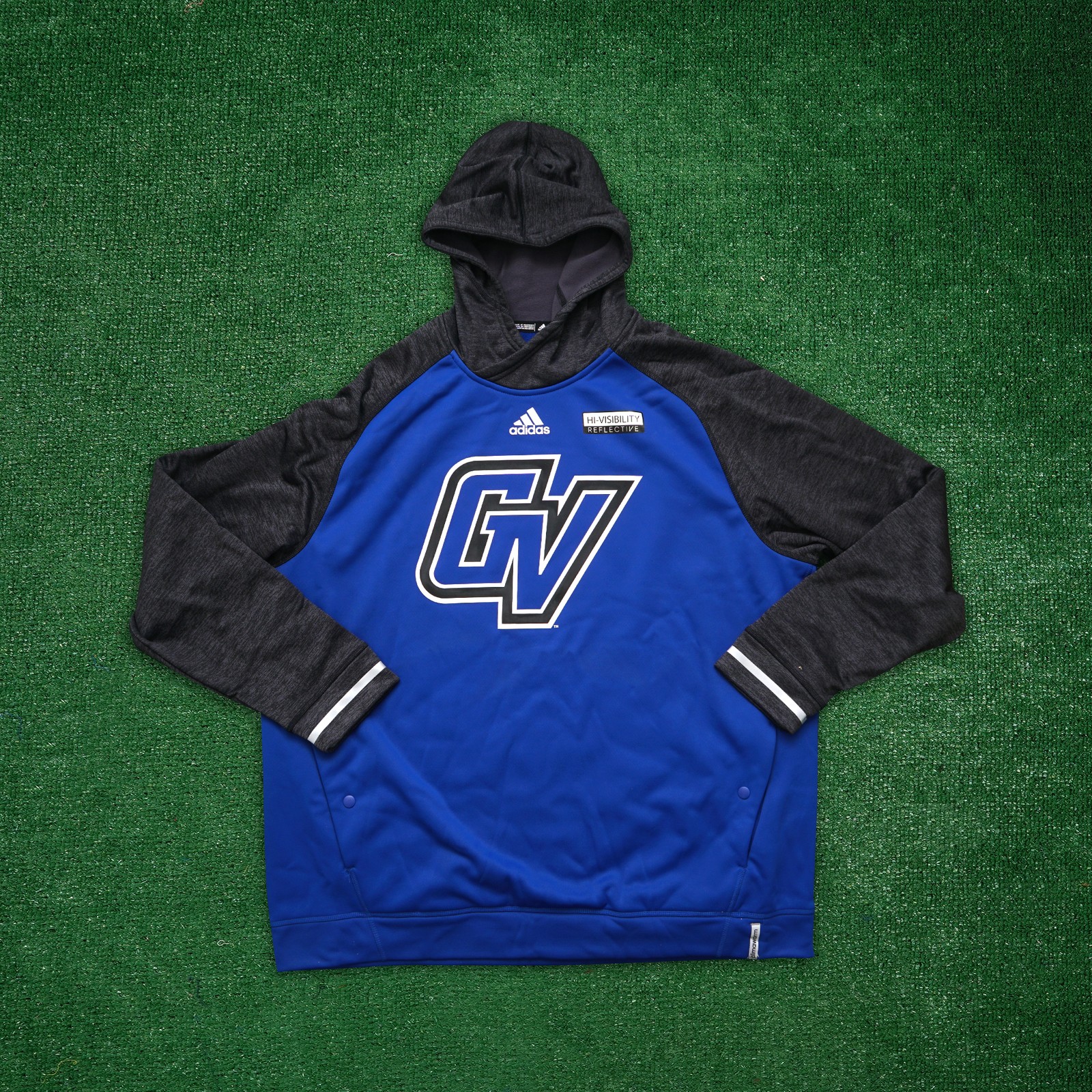 Grand Valley State Lakers NCAA Adidas Men\'s (Blue) Sideline Player Hoodie