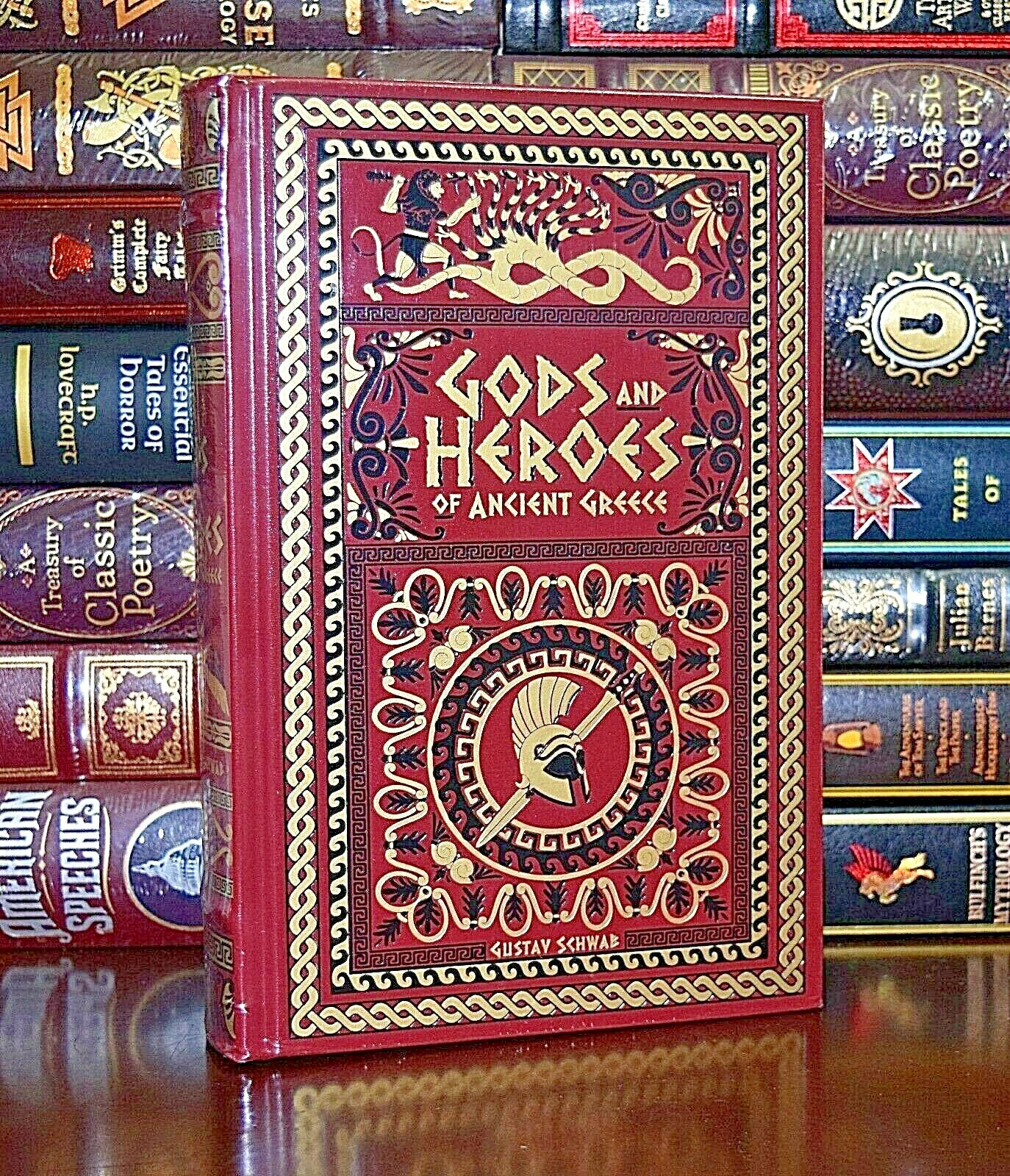Gods & Heroes of Ancient Greece by Gustav Schwab New Sealed Leather Bound Gift