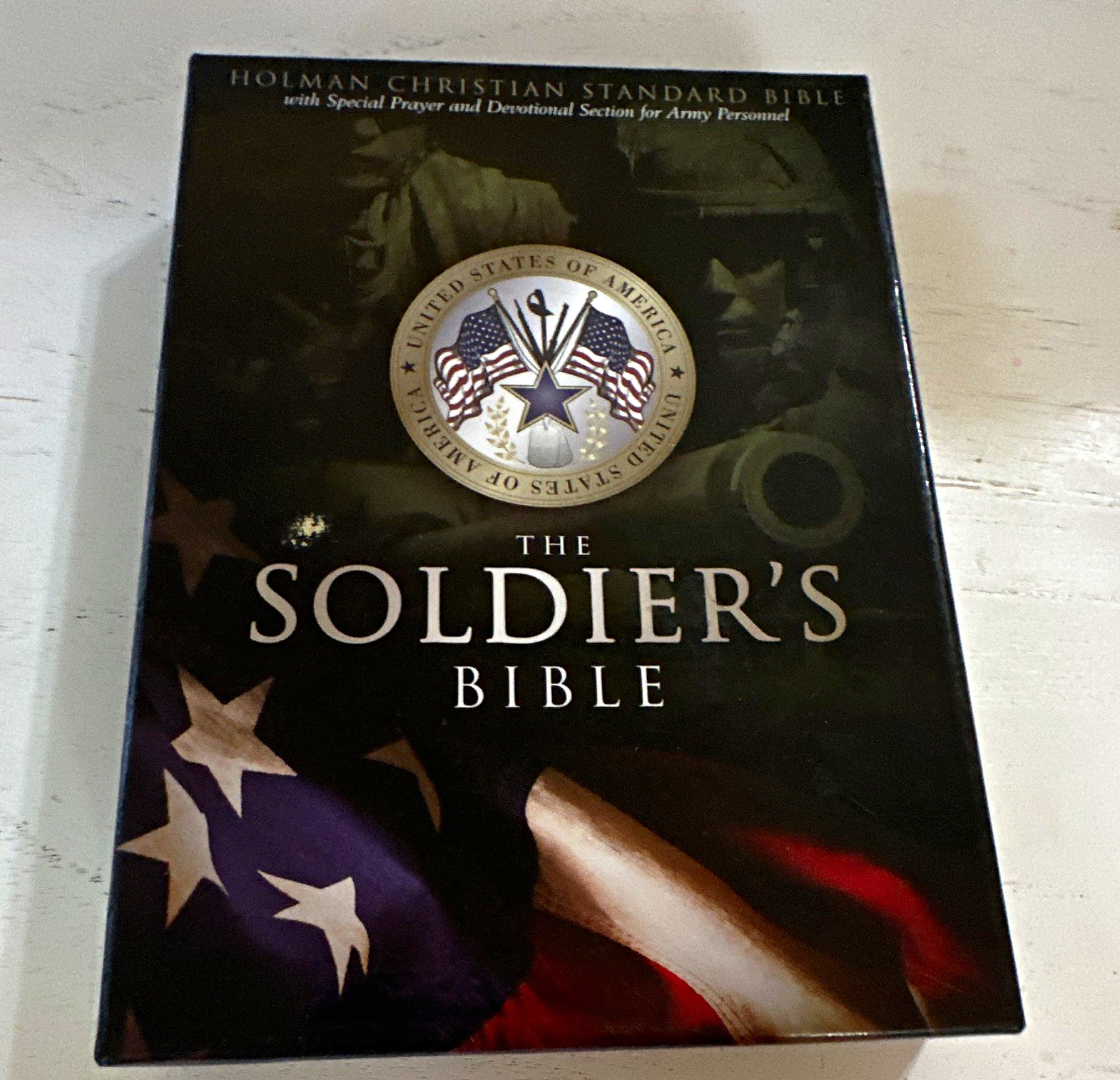 Holman HCSB The Soldier\'s Bible, Imitation Leather, Ribbon Bookmark, Inscribed