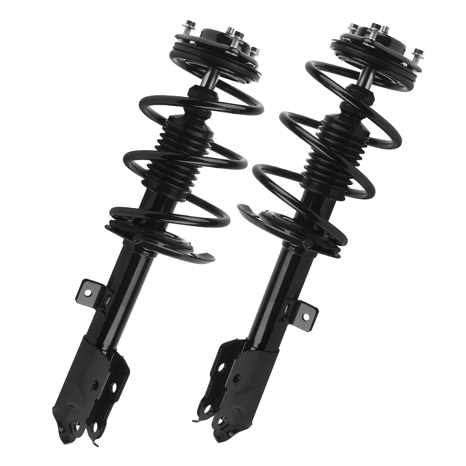 KUSATEC Front Pair Complete Struts Shock Absorber 172368 172367