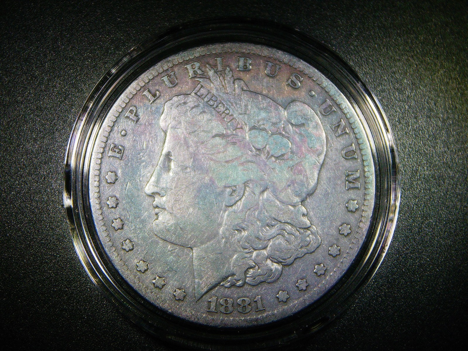 FINE/VF 1881-S MORGAN SILVER DOLLAR BEAUTIFULLY TONED COLLECTOR GRADE M2236