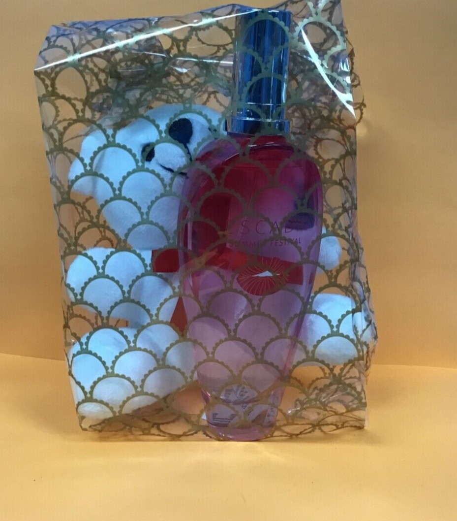 Escada Summer Festival for Women EDT Spray 3.3 oz 100% Full as PIC + Teddy Bear