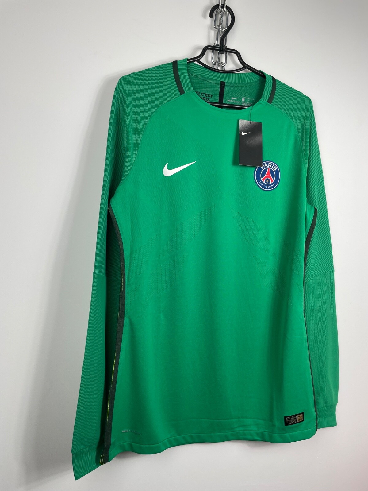 BNWT 2016-2017 Nike PSG Player Issue Goalkeeper Jersey Y2K