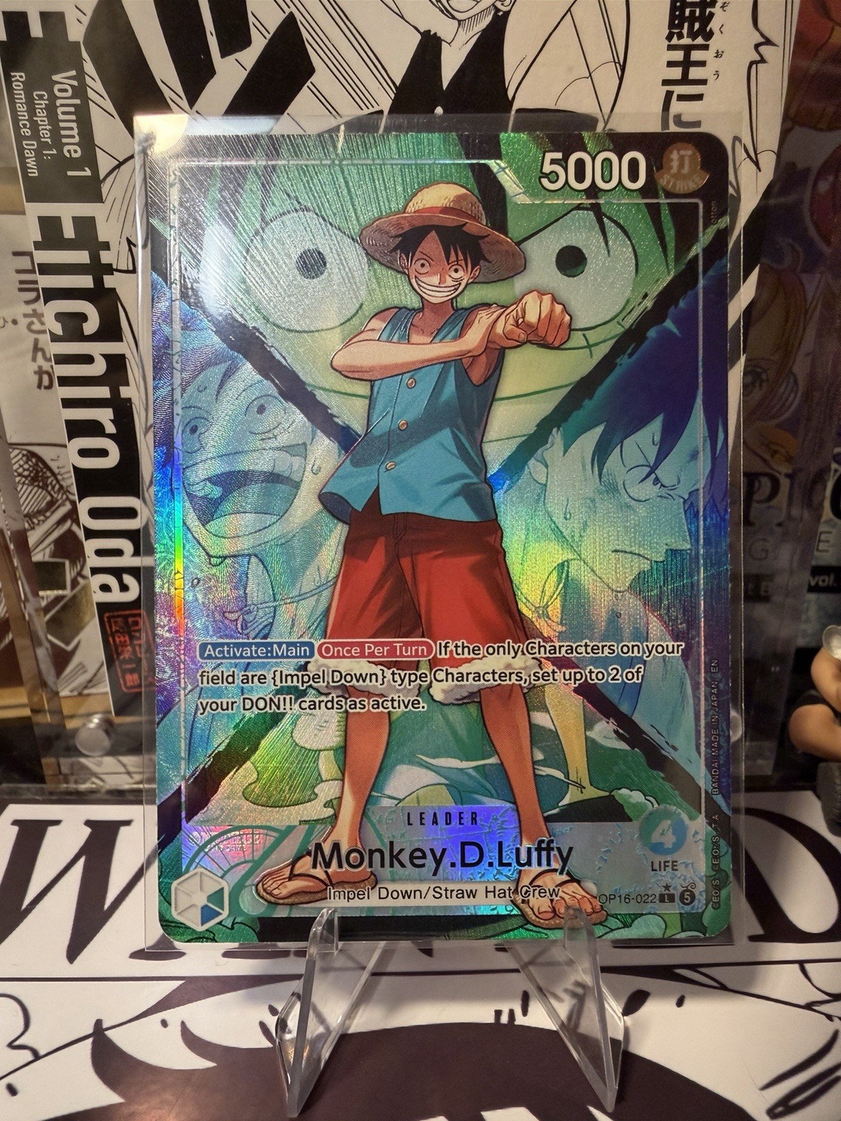 Monkey.D.Luffy (022) (Alternate Art) OP16-022 The Time of Battle Foil
