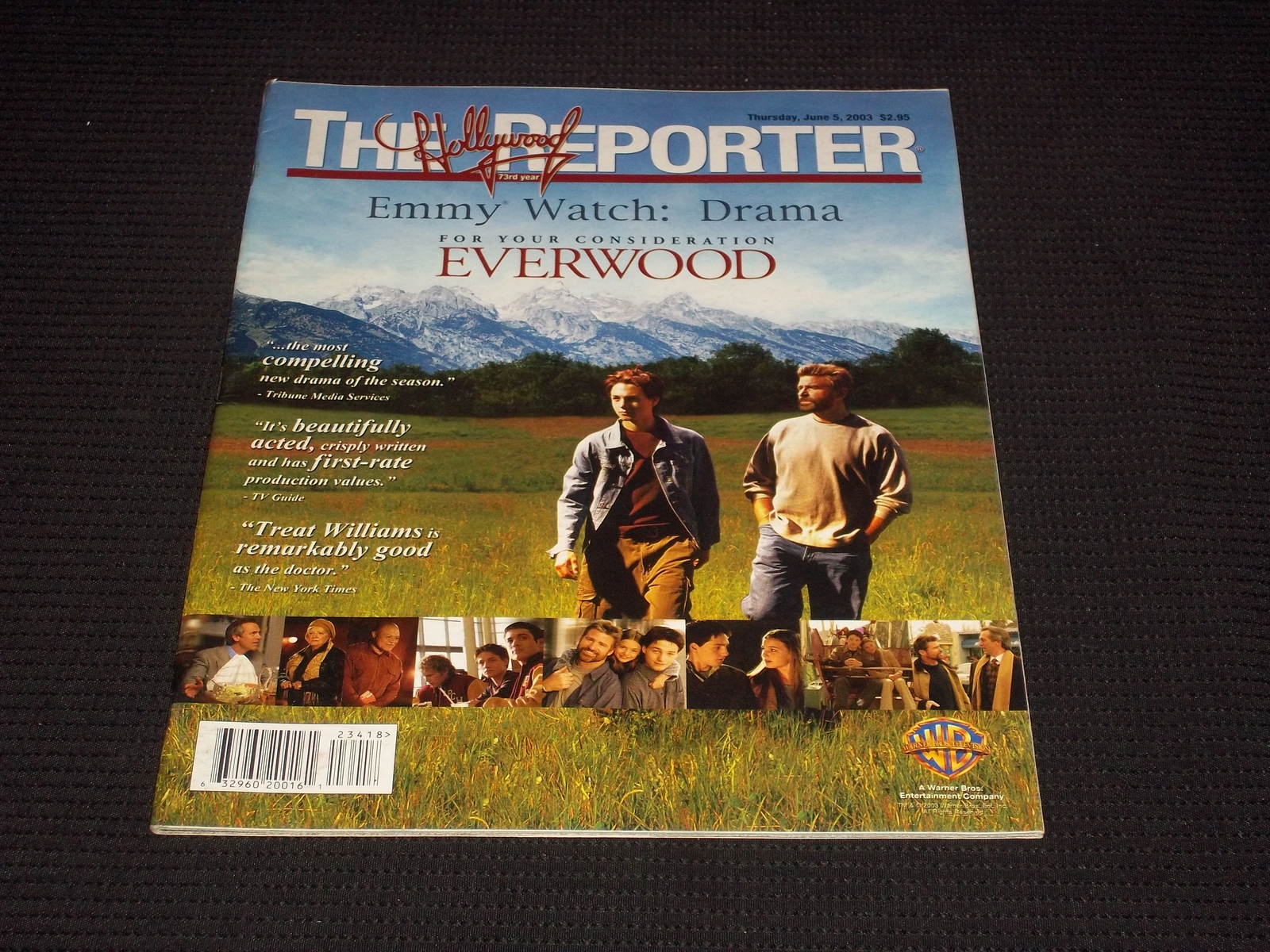 2003 JUNE 5 THE HOLLYWOOD REPORTER MAGAZINE - EVERWOOD - L 12648