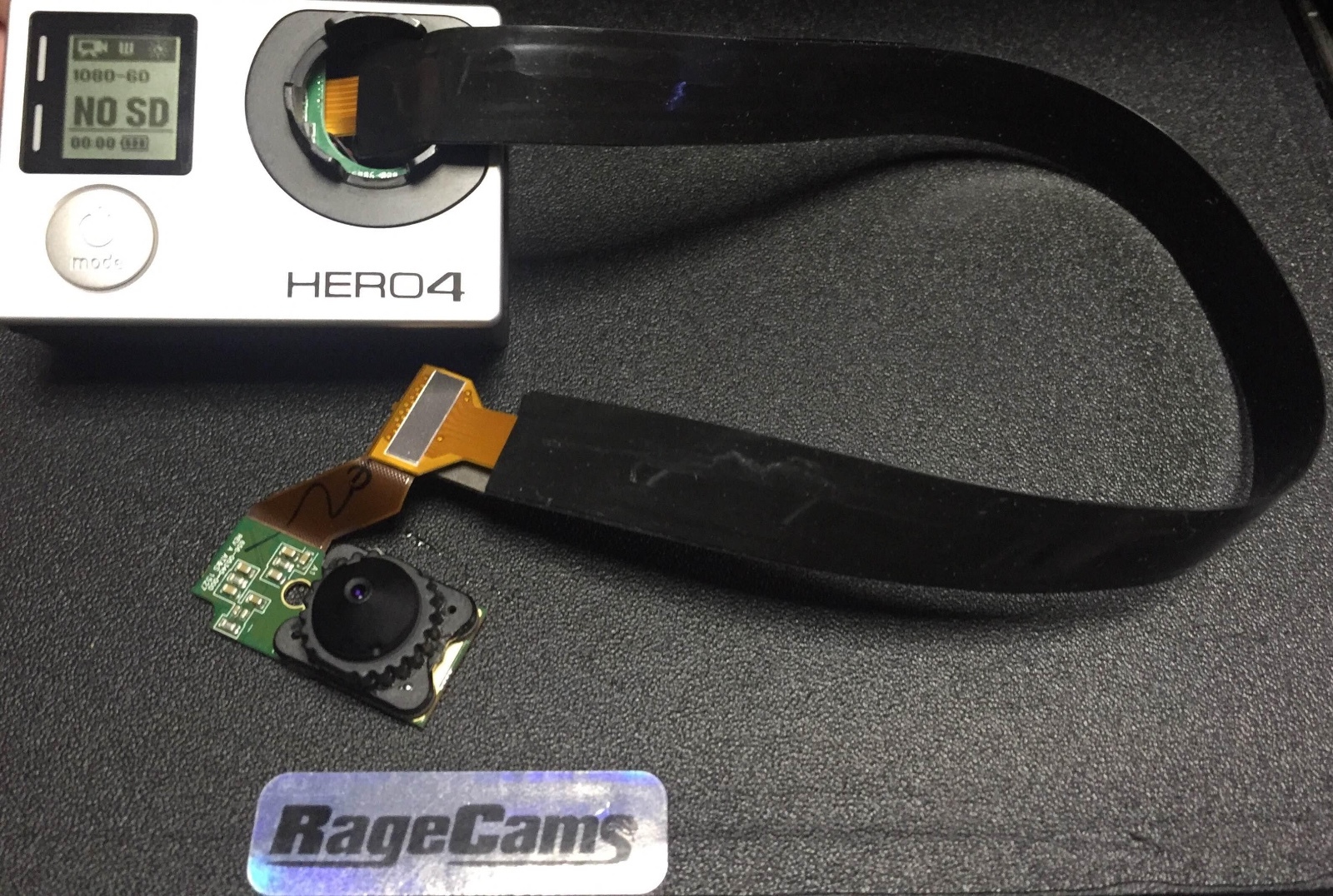 GoPro Hero4 Black Camera RageCams Modified PINHOLE LENS Police-Mystery Shopper