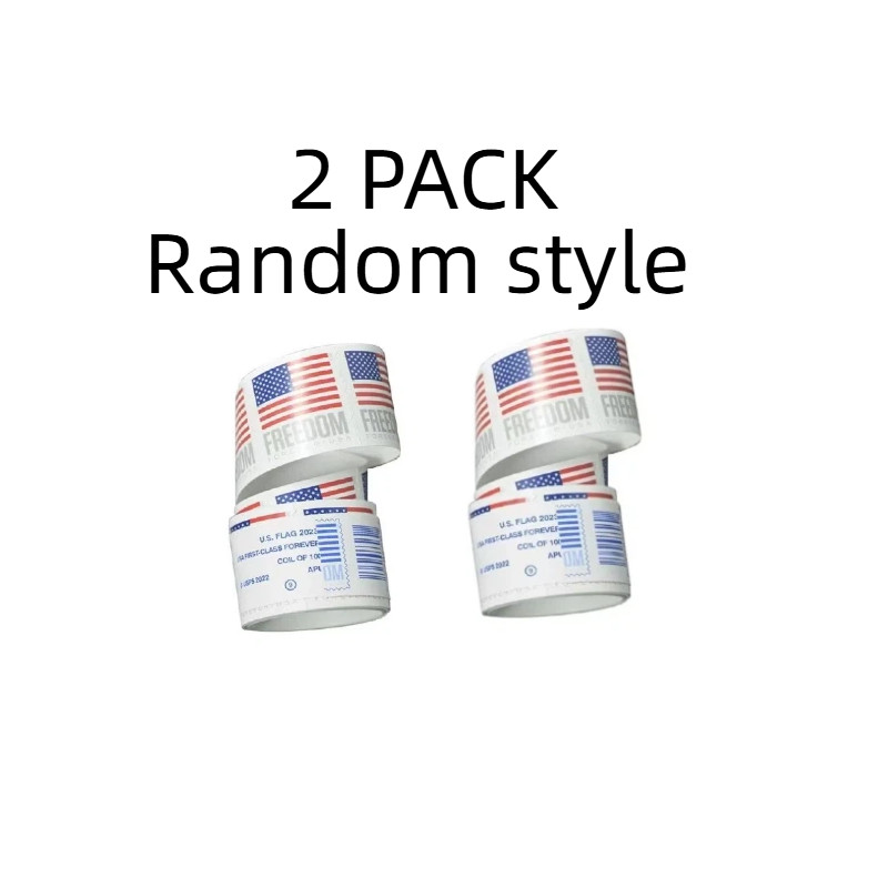 2 roller 200 Count Roll of 2022 USPS For-ever Flag Stamps (Mint, Never Hinged)