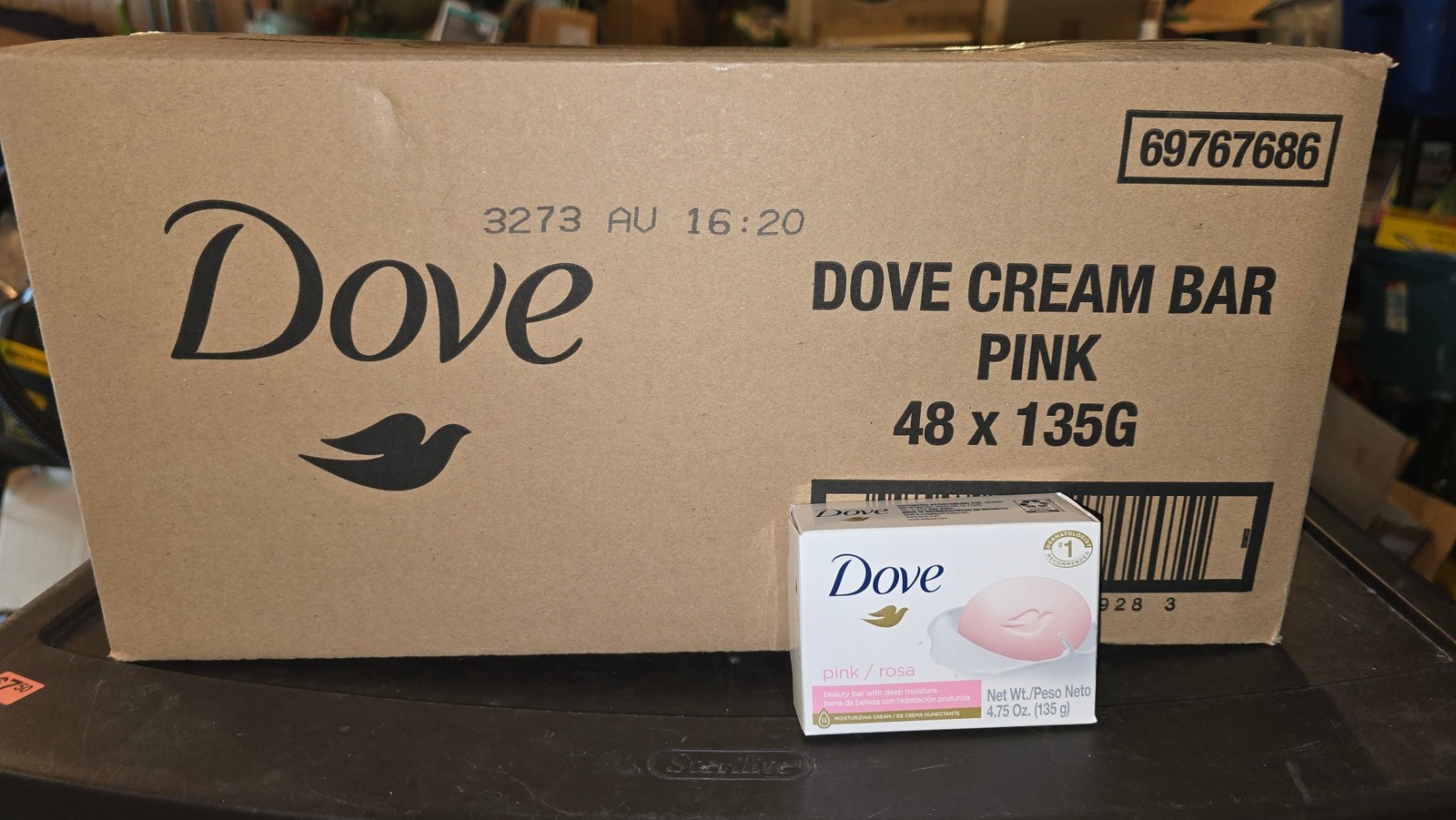 Lot of 48 Dove Pink Rosa Beauty Bar Soap 4.75 oz Each Moisturizing Cream Lot of 48 Dove Pink Rosa Beauty Bar Soap 4.75 oz Each Moisturizing Cream