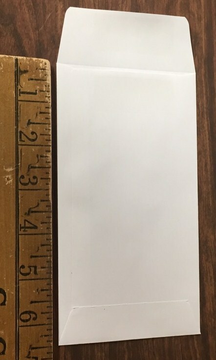 100 #7 COIN ENVELOPES 6.5 x 3.5 White Latex Self Seal, coins, currency, parts 100 #7 COIN ENVELOPES 6.5 x 3.5 White Latex Self Seal, coins, currency, parts