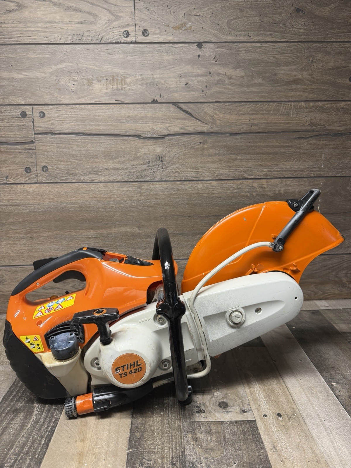 STIHL TS420 14 inch Gas Handheld With Blade - Cut-Off - Orange