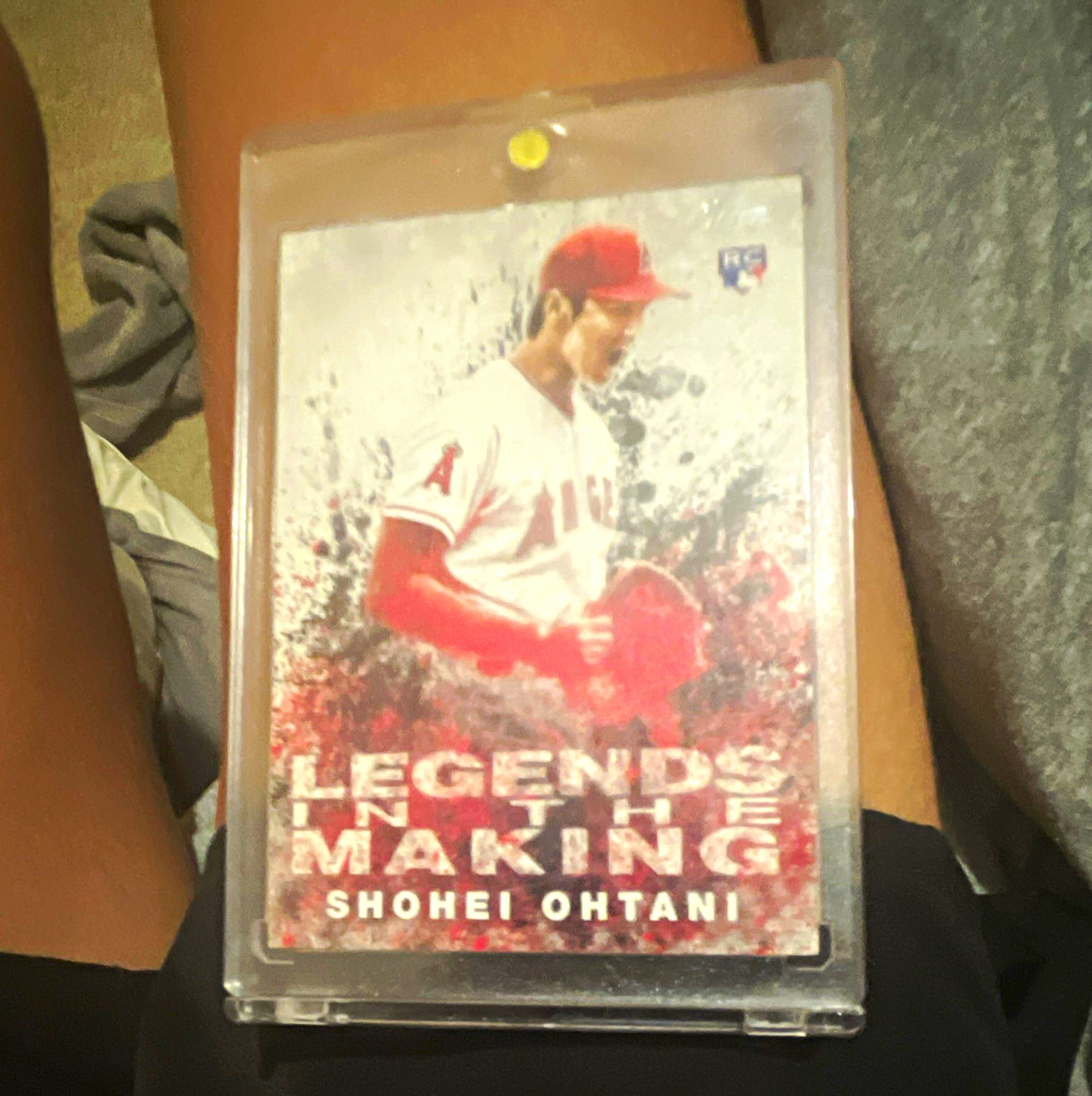 Topps 2018 Update Legends in the Making Shohei Ohtani Angels RC has some damage