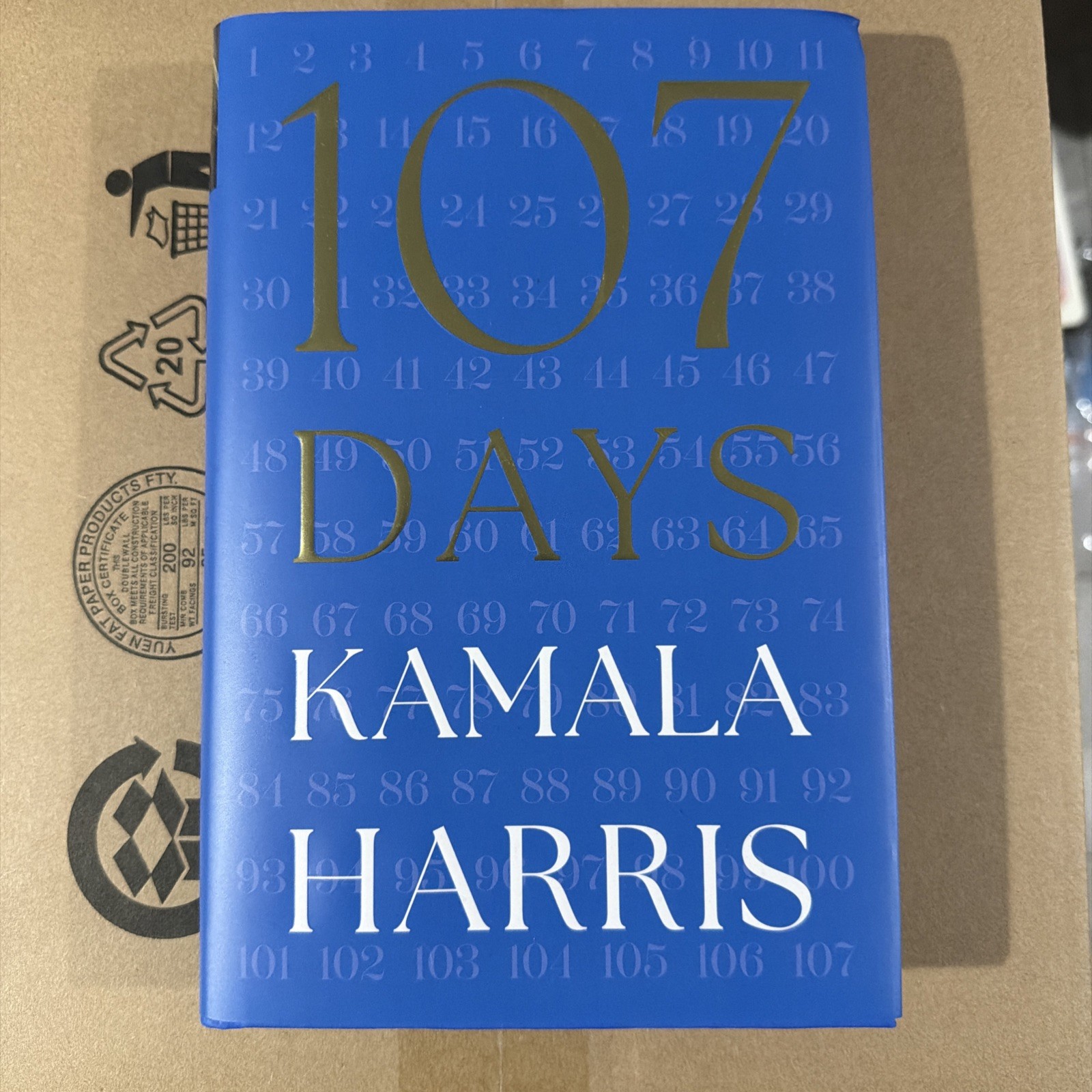 Kamala Harris SIGNED 107 Days 1st Edition Hardcover Vice President Kamala Harris SIGNED 107 Days 1st Edition Hardcover Vice President