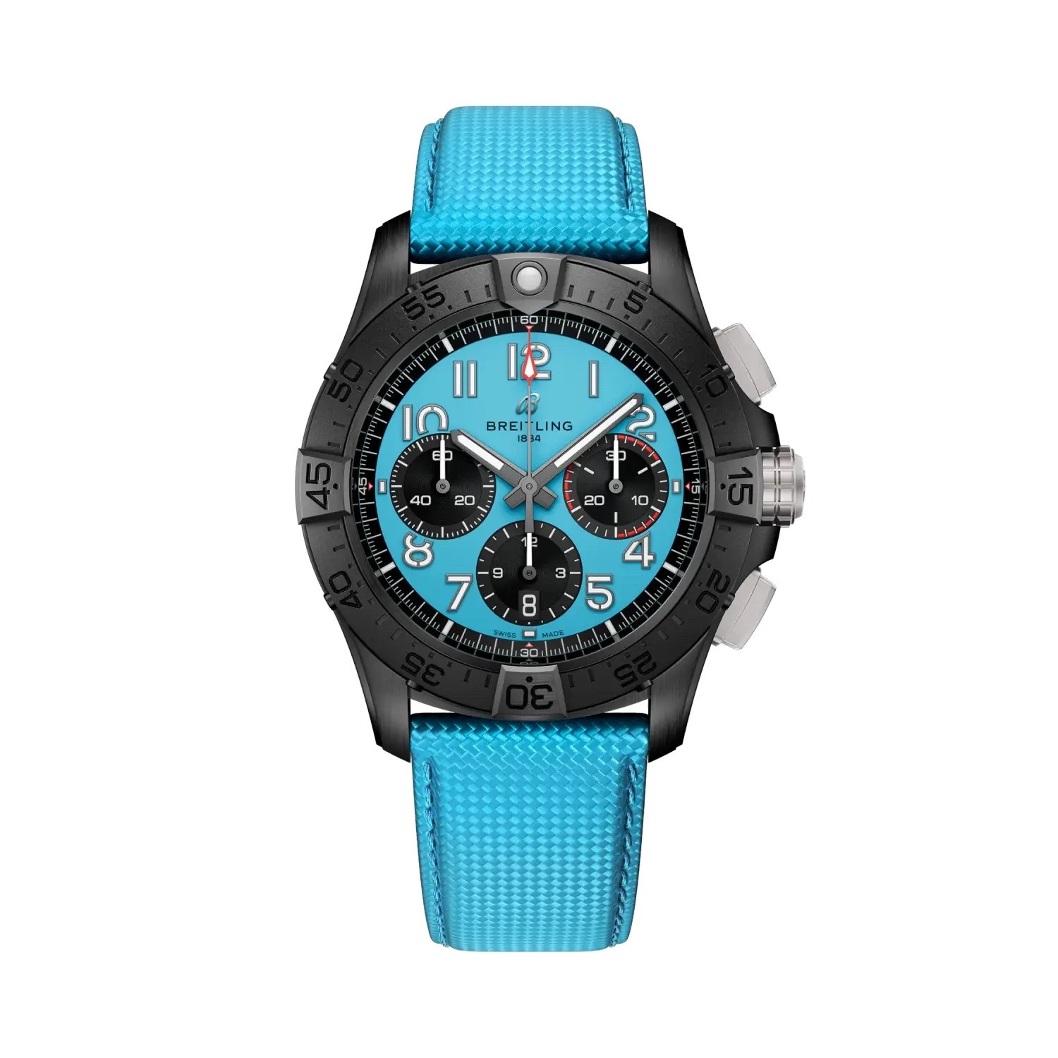 NEW 2026 Breitling Avenger B01 Night Mission Turquoise Dial 42mm SB0146101L1X1