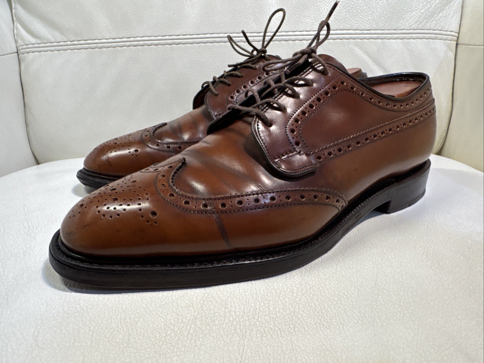 Churchs Custom Grade Wingtip Oxford Brogue Shoes Mens 8.5 UK/9.5US, England Made Churchs Custom Grade Wingtip Oxford Brogue Shoes Mens 8.5 UK/9.5US, England Made