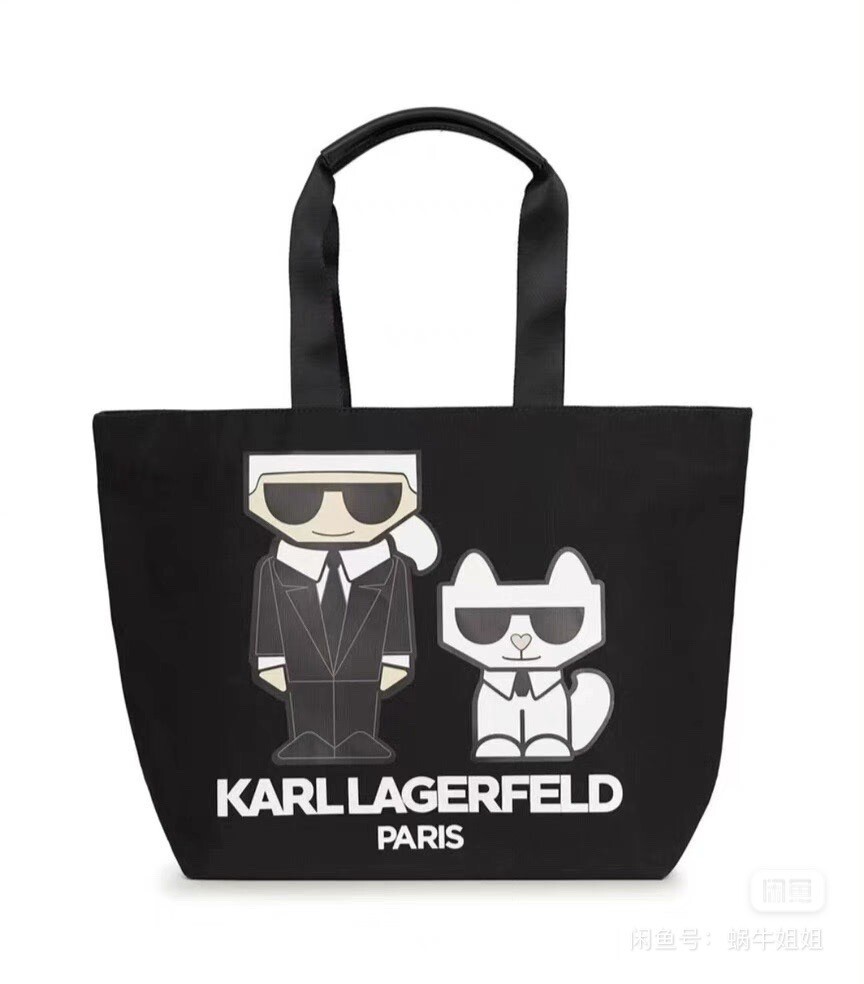 Karl Lagerfeld Paris Kristen Canvas Tote Bag NWT Laptop Karl Lagerfeld Paris Kristen Canvas Tote Bag NWT Laptop
