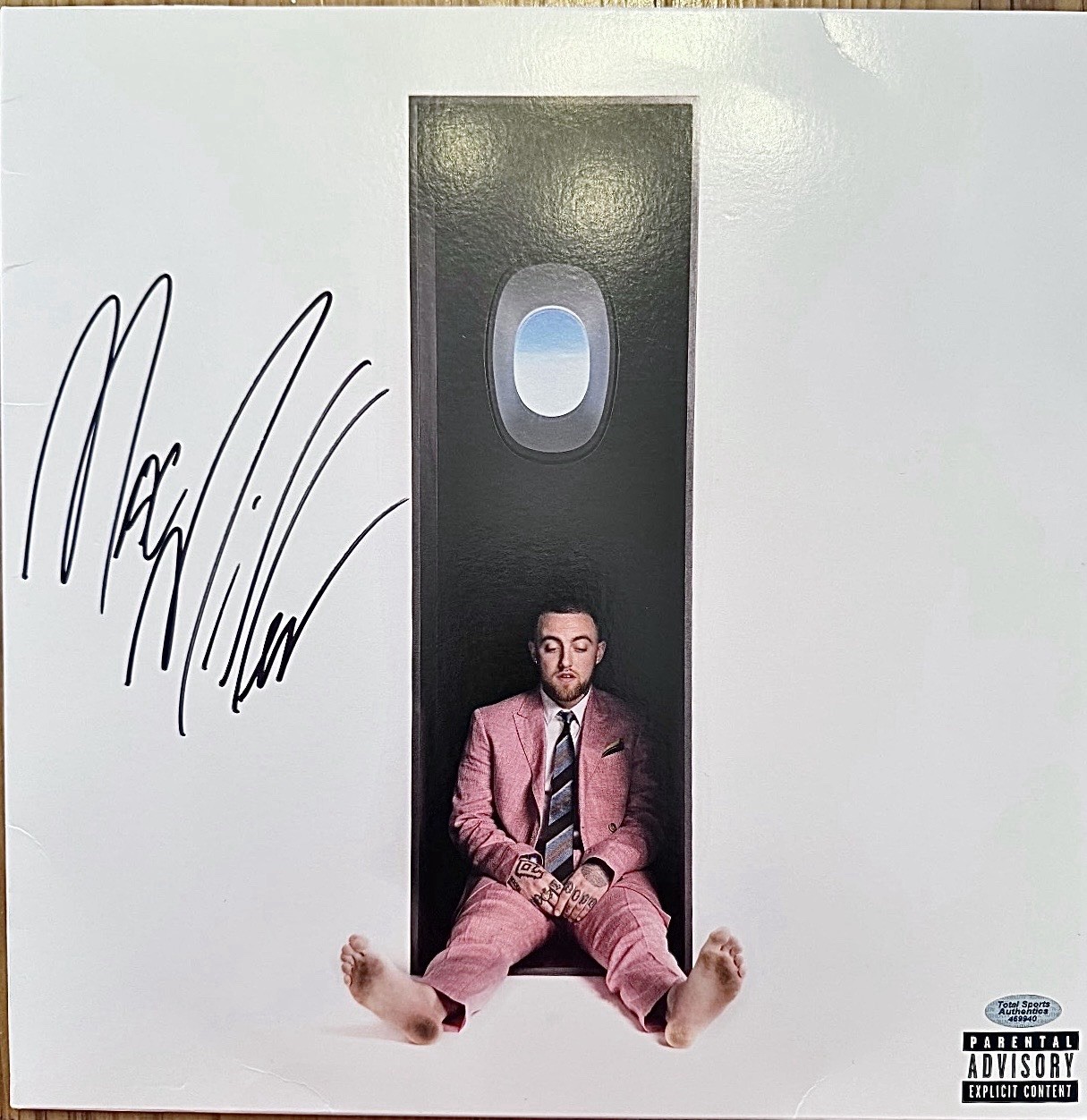 Mac Miller Autographed Swimming Signed Vinyl Record with COA *VERY RARE VINYL*