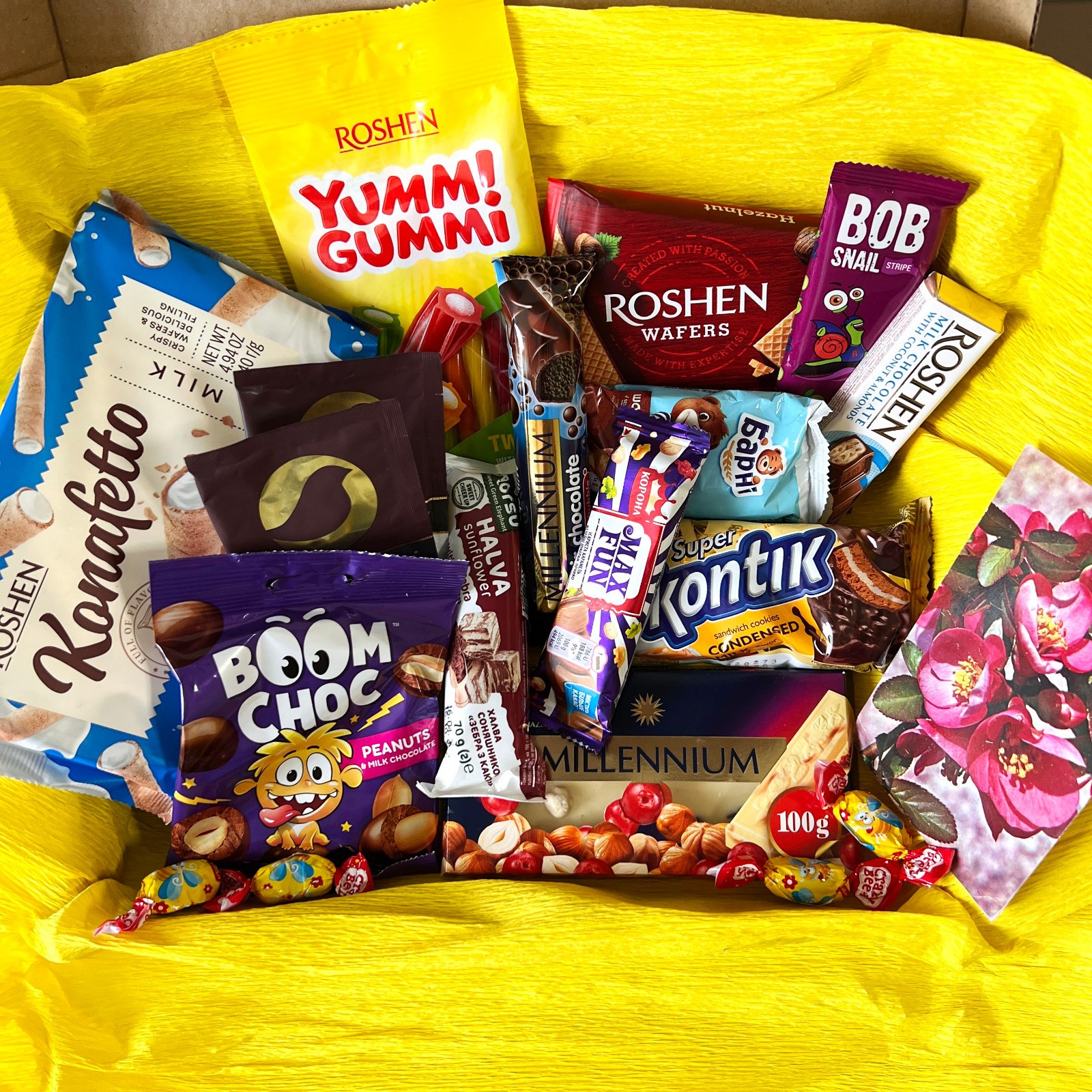 Ukrainian Candy Lovers Sweet Snacks Gift Box Unique Candies & Chocolates Ukraine