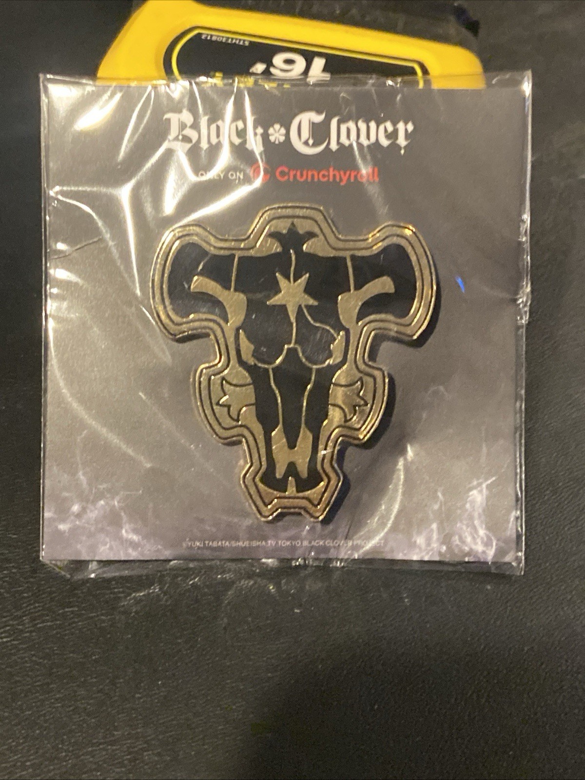 Anime Expo 2026 Crunchyroll Black Clover Metal Enamel Black Bulls Pin Badge Anime Expo 2026 Crunchyroll Black Clover Metal Enamel Black Bulls Pin Badge