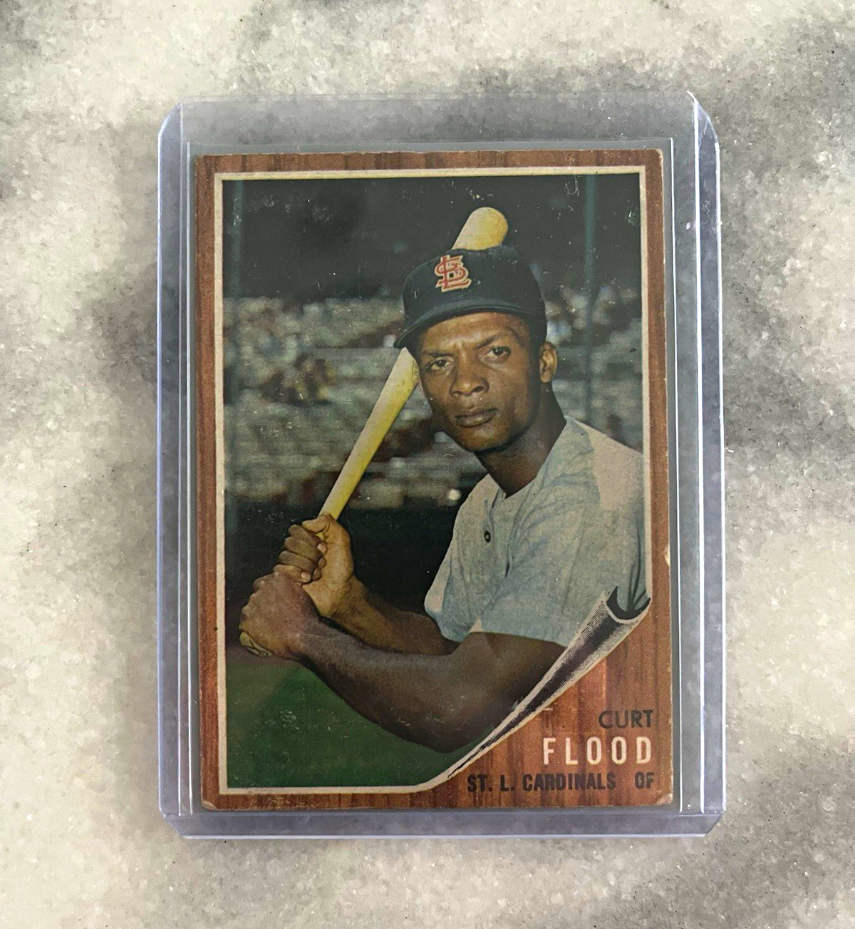 Topps 1962 Curt Flood #590 St. Louis Cardinals High # Base Set *BASE HIT*
