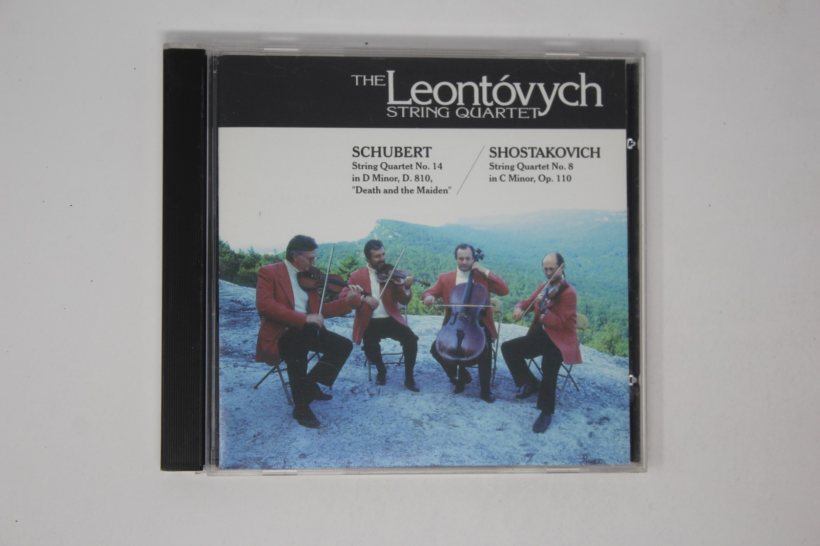 Leontóvych String Quartet Schubert String Quartet 14 Shostakovich 8 CD Leontóvych String Quartet Schubert String Quartet 14 Shostakovich 8 CD
