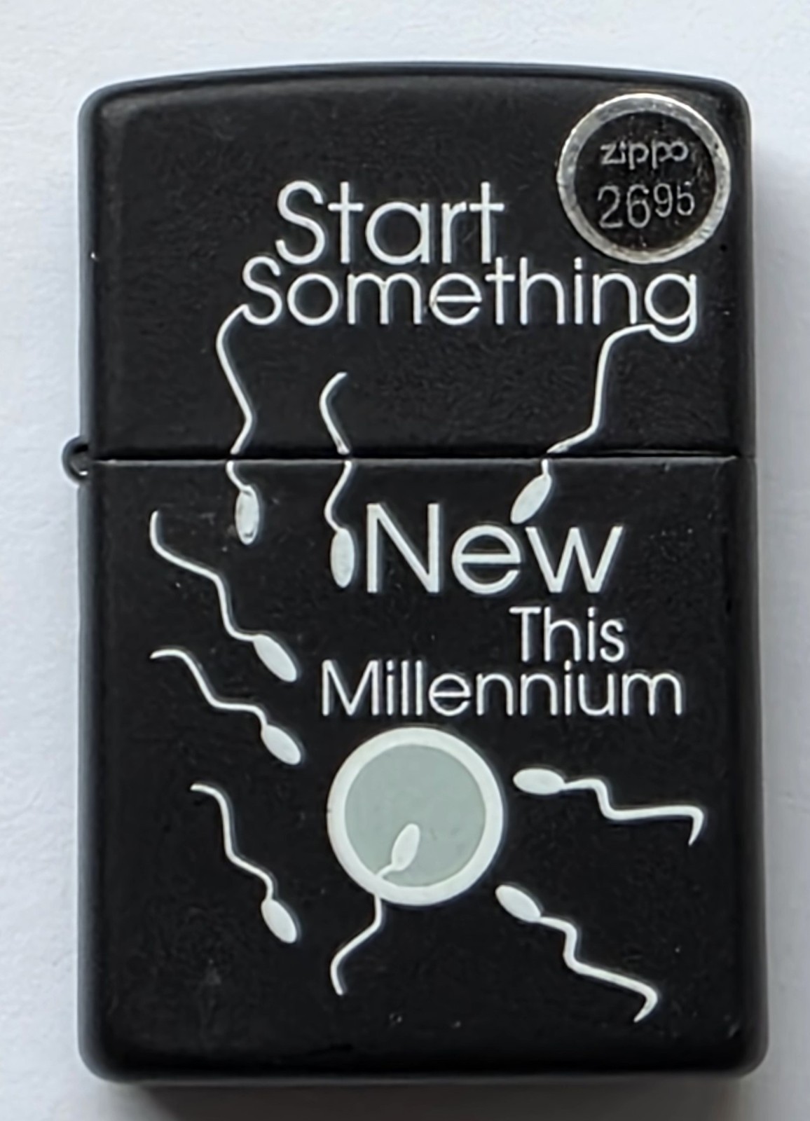 1998 Vintage Unfired Start Something New This Millennium Zippo Lighter