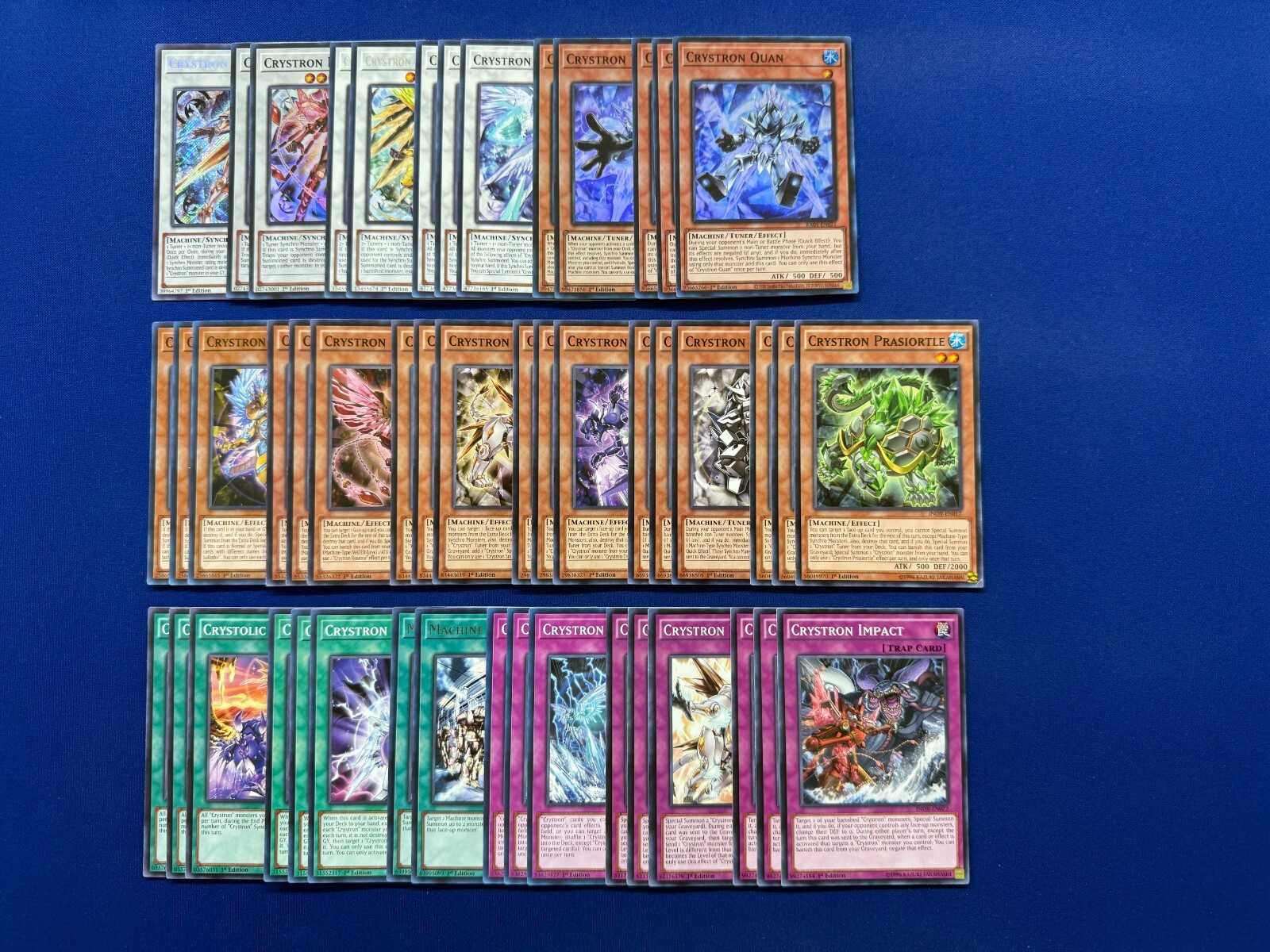 Yu-Gi-Oh - Complete Crystron Synchro Deck