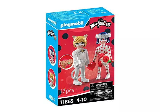 Playmobil #71865 Miraculous: Ladybug & Cat Noir Wedding Dream - Brand New
