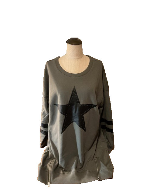 Avenue NWTA Plus Size 22/24 Olive Black Pullover \