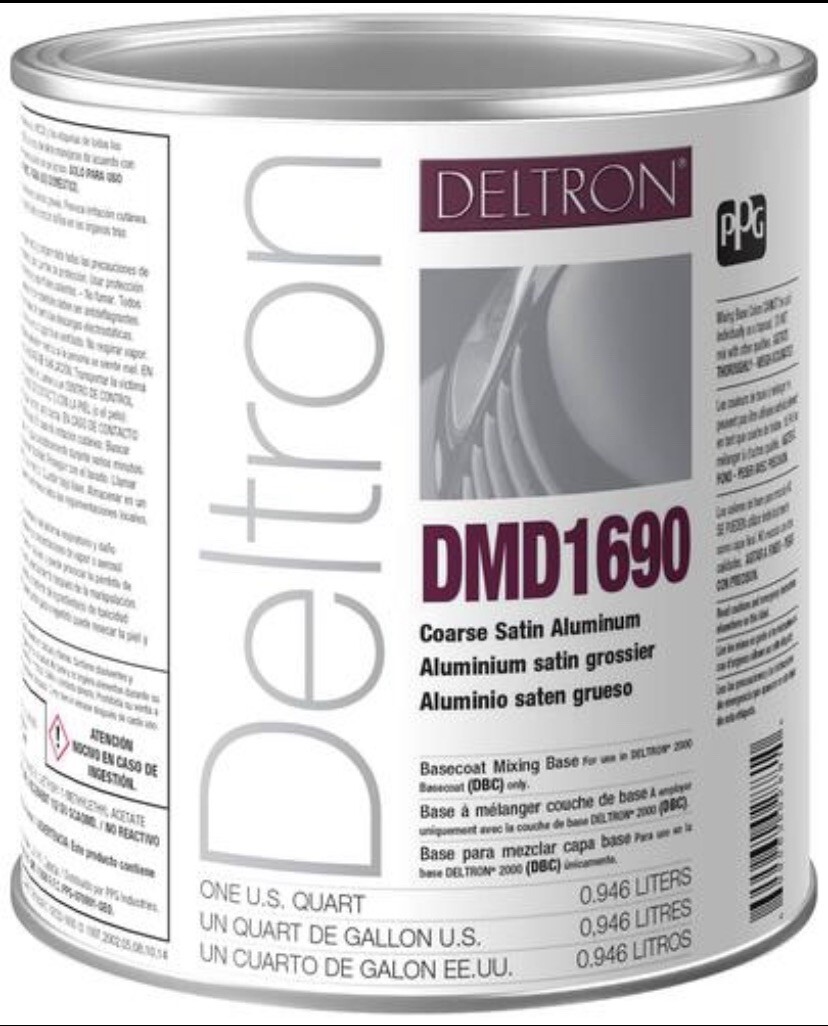 DMD1690 PPG Deltron Coarse Satin Aluminum 1 Gallon 