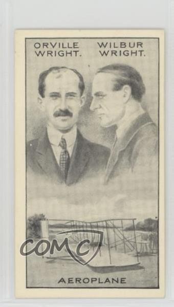 1929 Tobacco Black & White Orville Wright Wilbur /Aeroplane #22 11bd