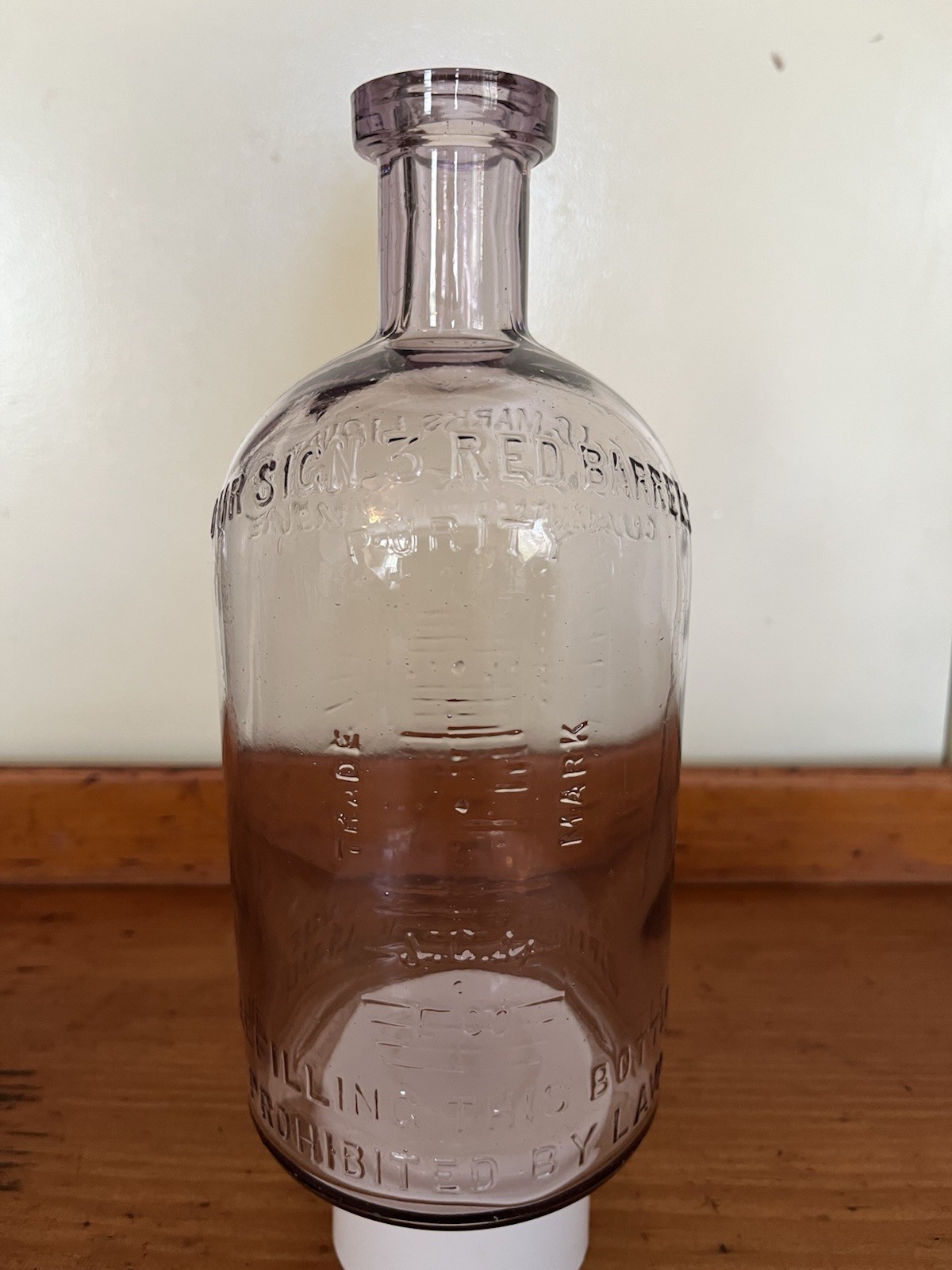 Great Color J C Marks 3 Red Barrels Liquor Co Birmingham Ala Bottle Alabama Al