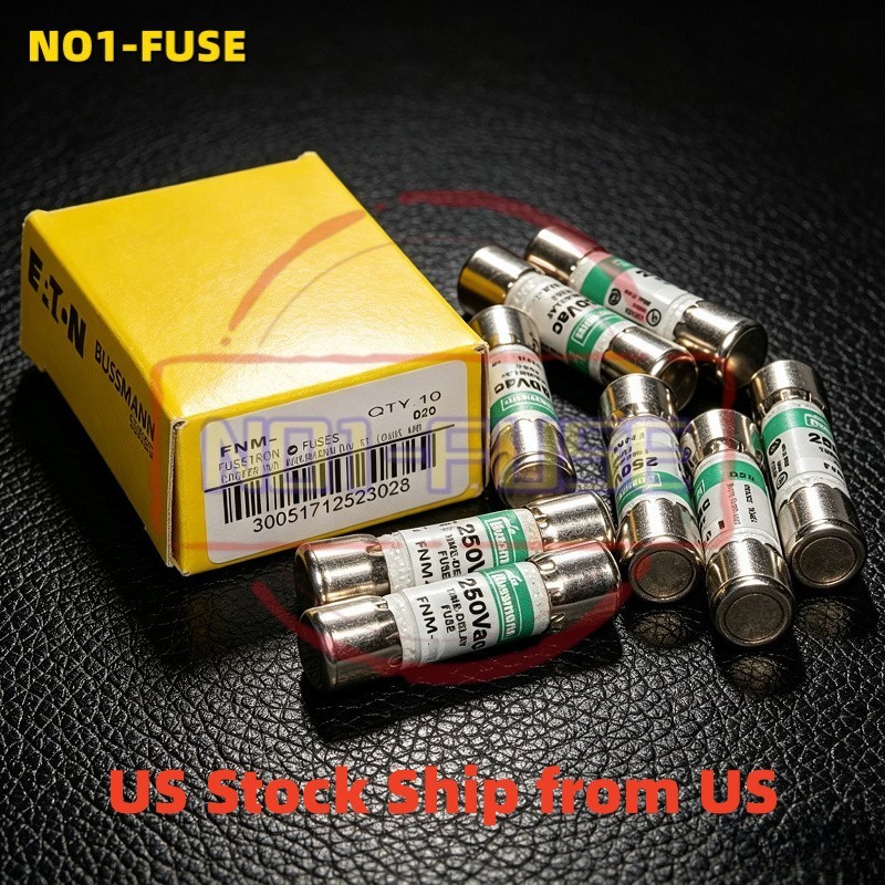 FNM-2 10PCS BUSSMANN 2A 250V Time Delay Protection Fuse US Stock Ship from US