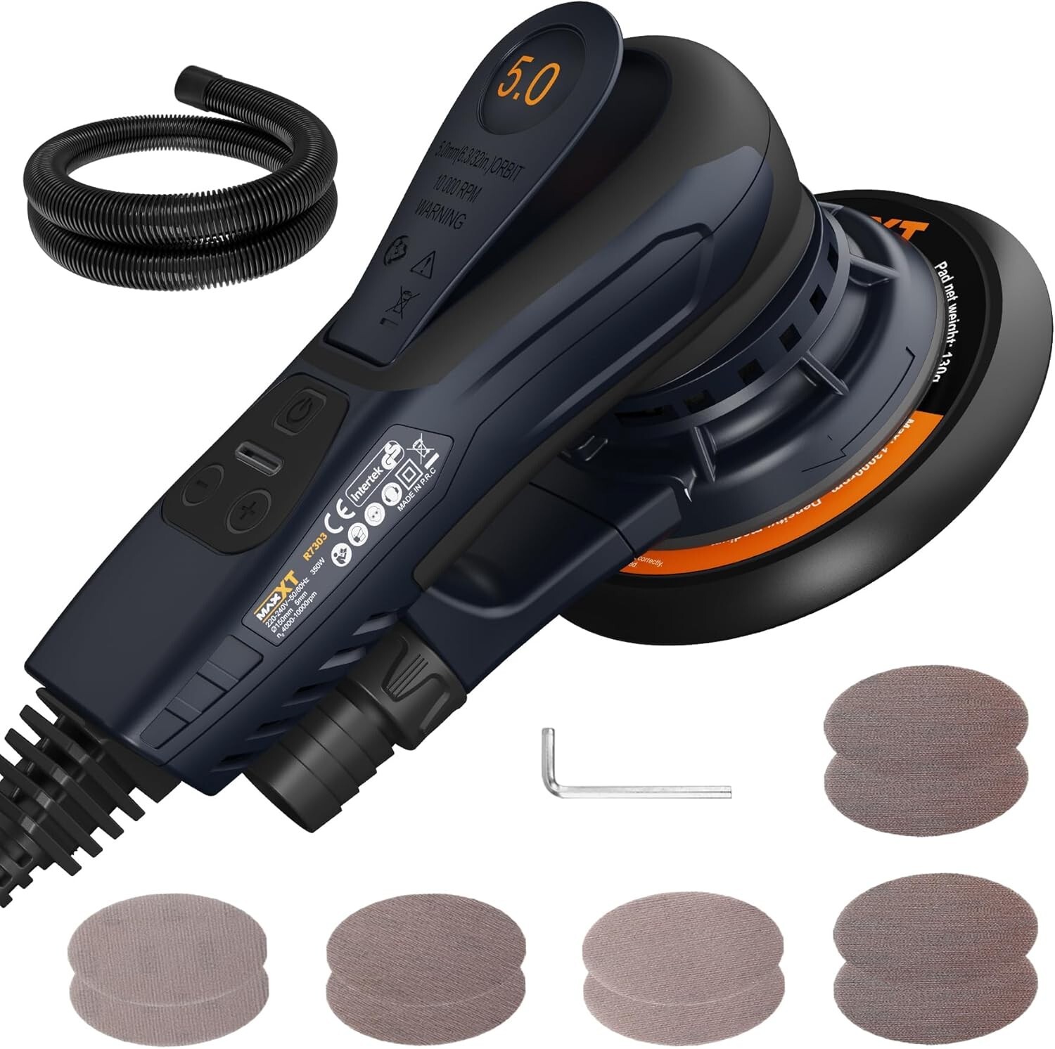 MAXXT Brushless Random Orbital Sander 350W Variable Speed 150mm (6\