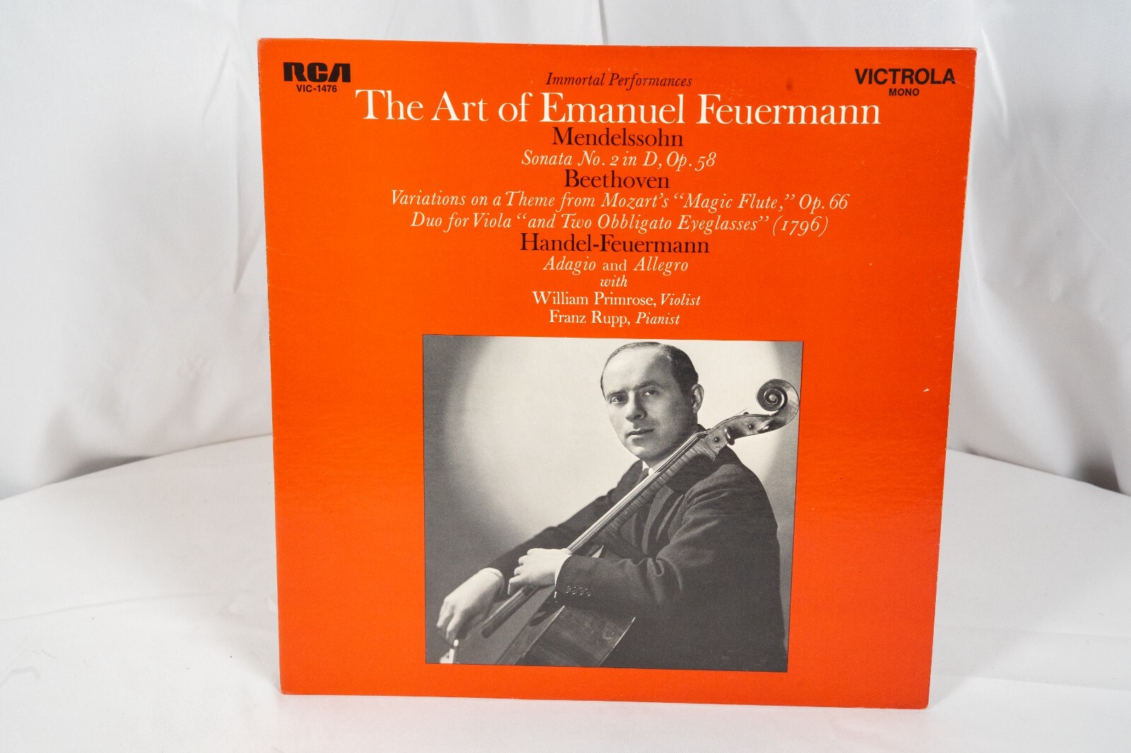Felix Mendelssohn-Bartholdy, Georg Friedrich Händel, Emanuel Feuermann 1969
