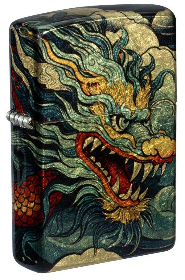 Zippo Dragon Design Tumbled Brass 540 Fusion 46705 Zippo Dragon Design Tumbled Brass 540 Fusion 46705