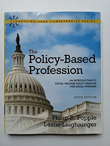 The Policy-Based Profession: A - VERY GOOD The Policy-Based Profession: A - VERY GOOD