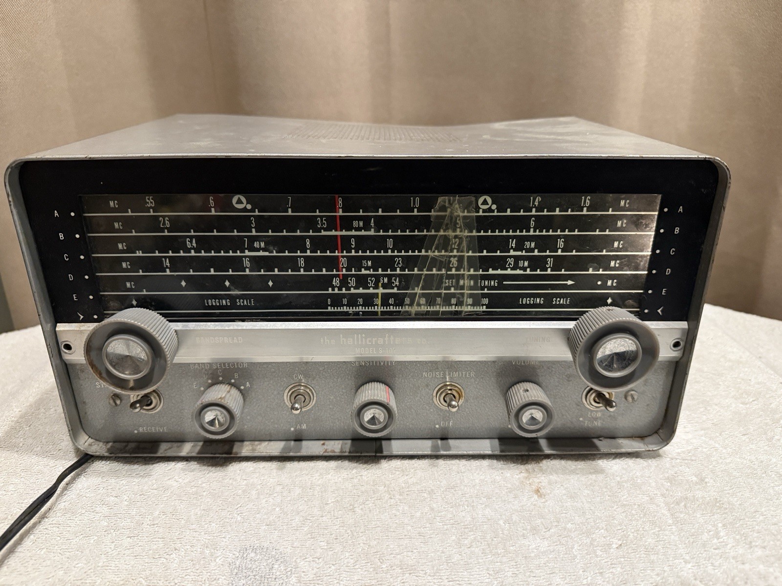 💙Hallicrafters S-107 Ham Radio Shortwave Receiver TESTED
