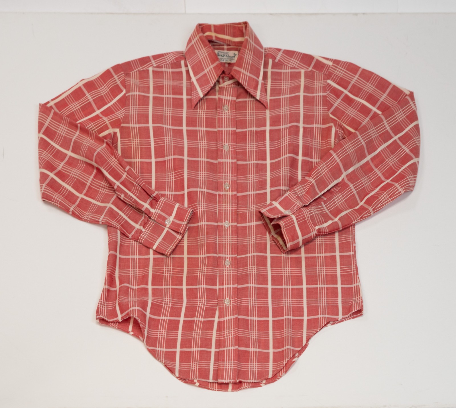 True Vintage Rockabilly 60s 70s Shirt Cowboy Button Up Michel Daniel Paris Plaid True Vintage Rockabilly 60s 70s Shirt Cowboy Button Up Michel Daniel Paris Plaid