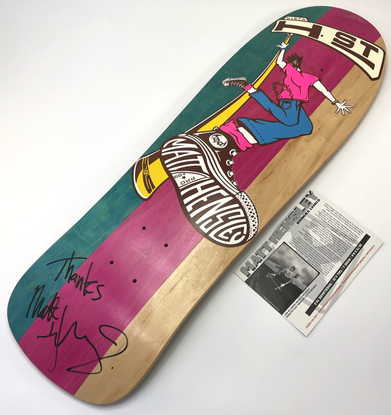 Matt Hensley H-STREET Pole Swing Classic reissue Triple Stained 194/328 Signed Matt Hensley H-STREET Pole Swing Classic reissue Triple Stained 194/328 Signed
