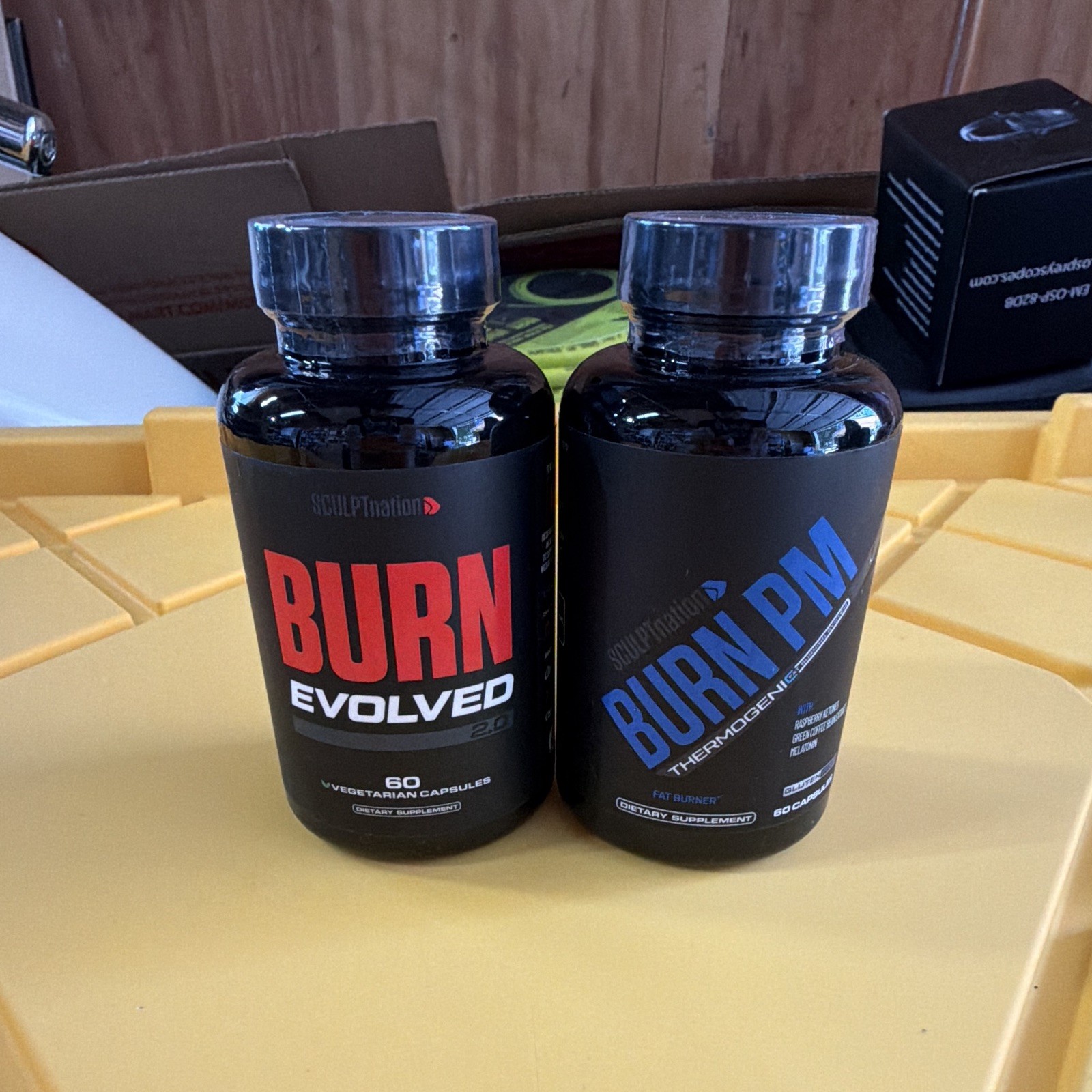Sculpt Nation Burn Evolved 2.0 + Burn PM Weight Loss Capsules 60 (EXPIRED 12/25)