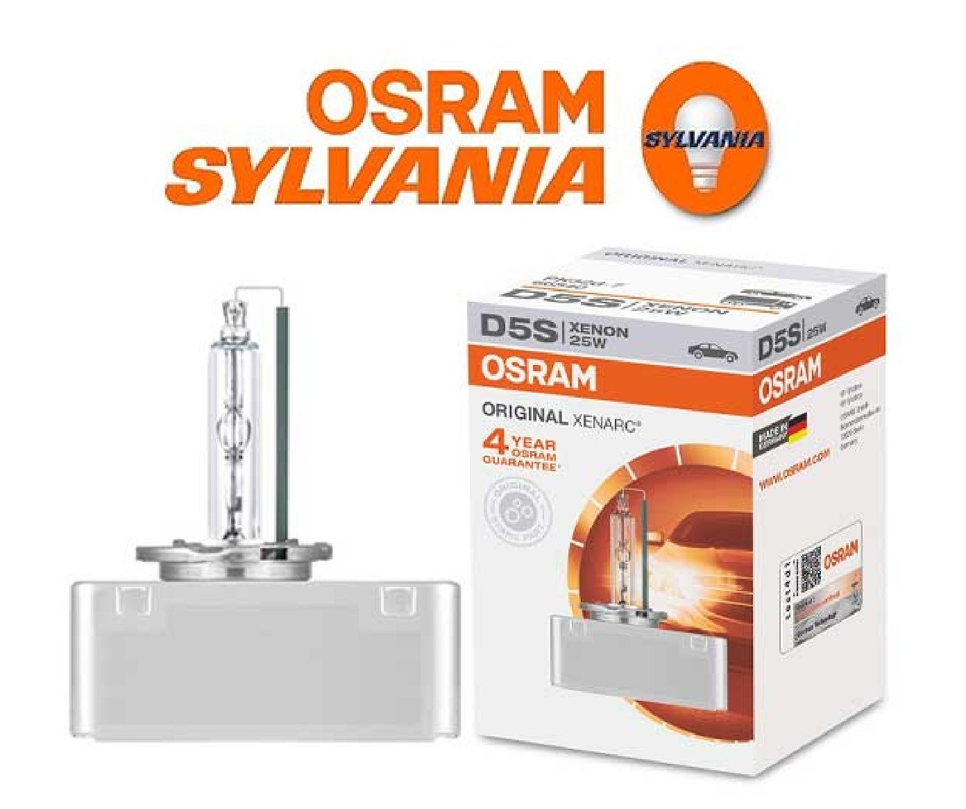 Xenon D5S Headlight Bulb HID Car D5S.BX OEM OSRAM SYLVANIA OEM