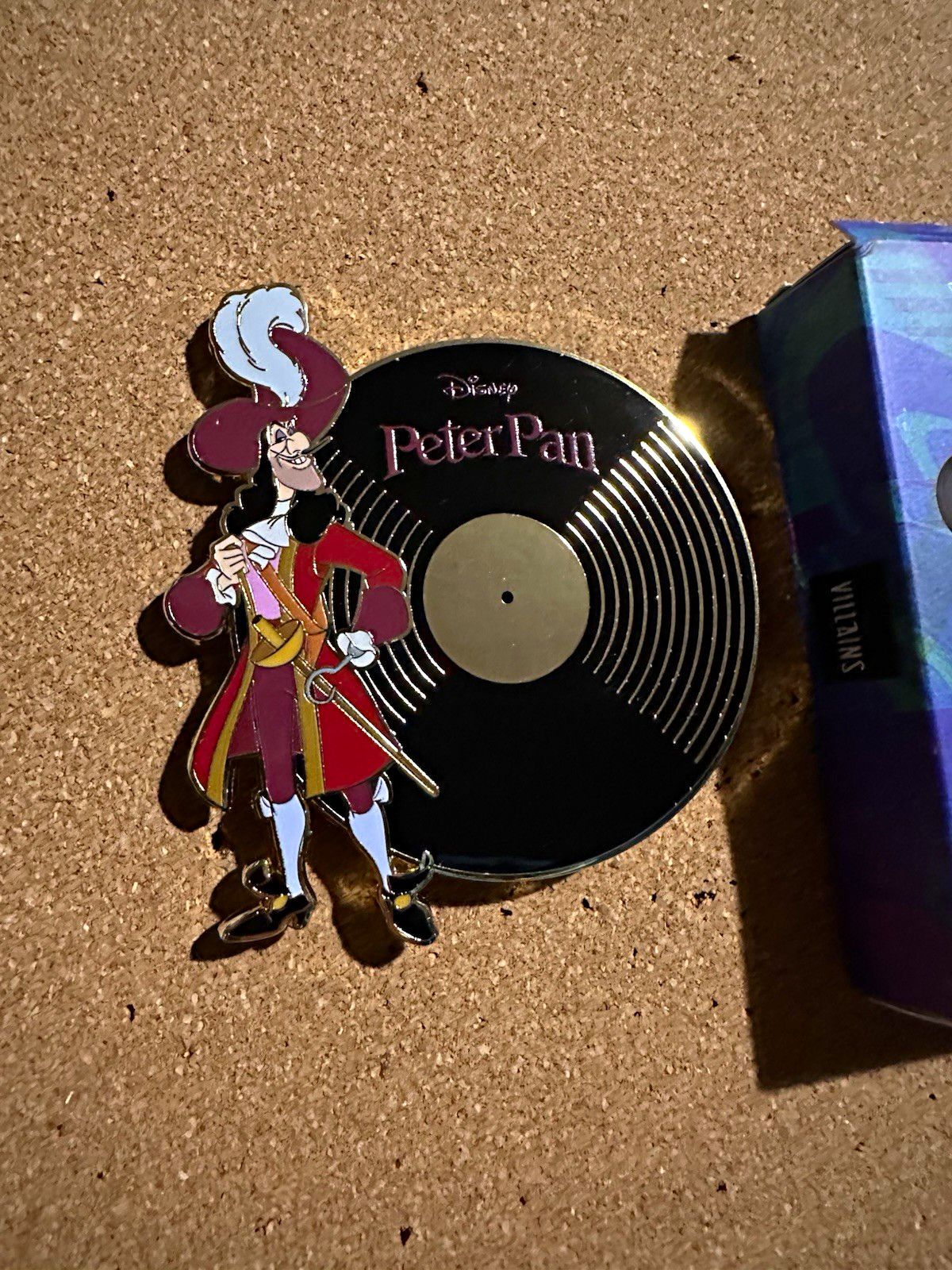 Disney Villains Vinyl Records Jumbo Captain Hook Disney Villains Vinyl Records Jumbo Captain Hook