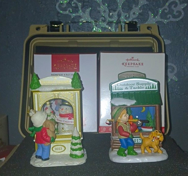 Hallmark Keepsake Ornament Club Member Exclusive Christmas Snowman Lot of 2