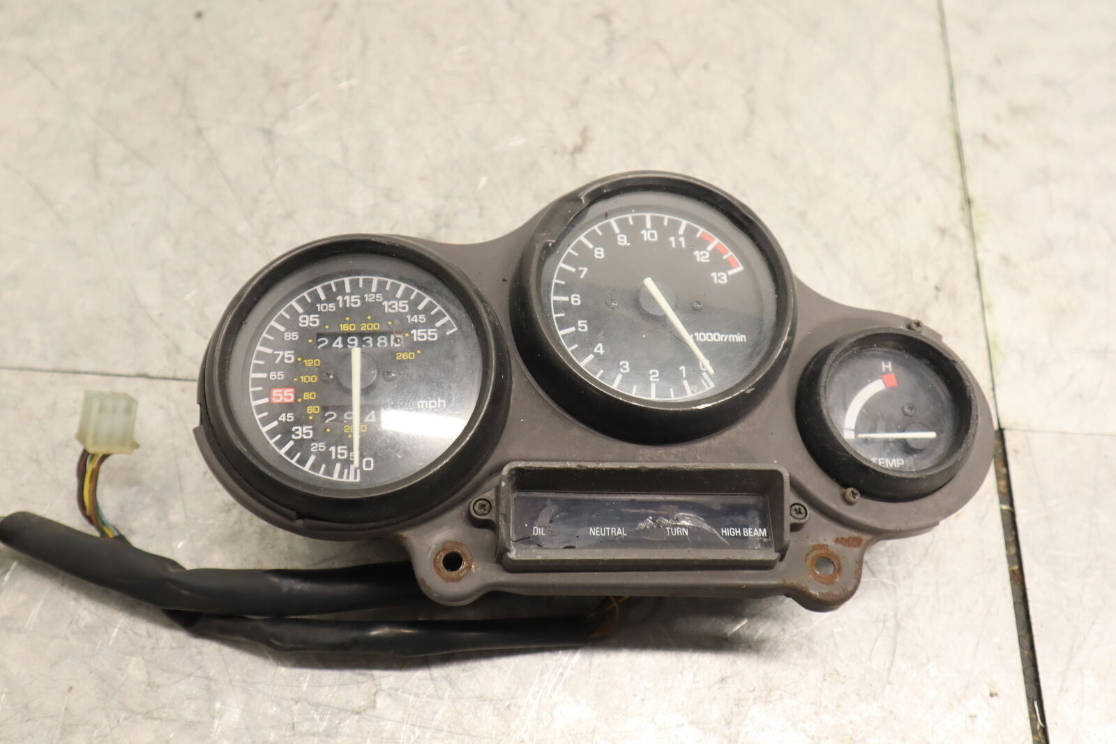 YAMAHA OEM SPEEDO TACH GAUGES DISPLAY CLUSTER SPEEDOMETER TACHOMETER